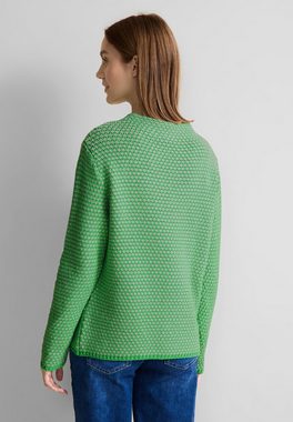 STREET ONE Strickpullover mit hohem Ausschnitt