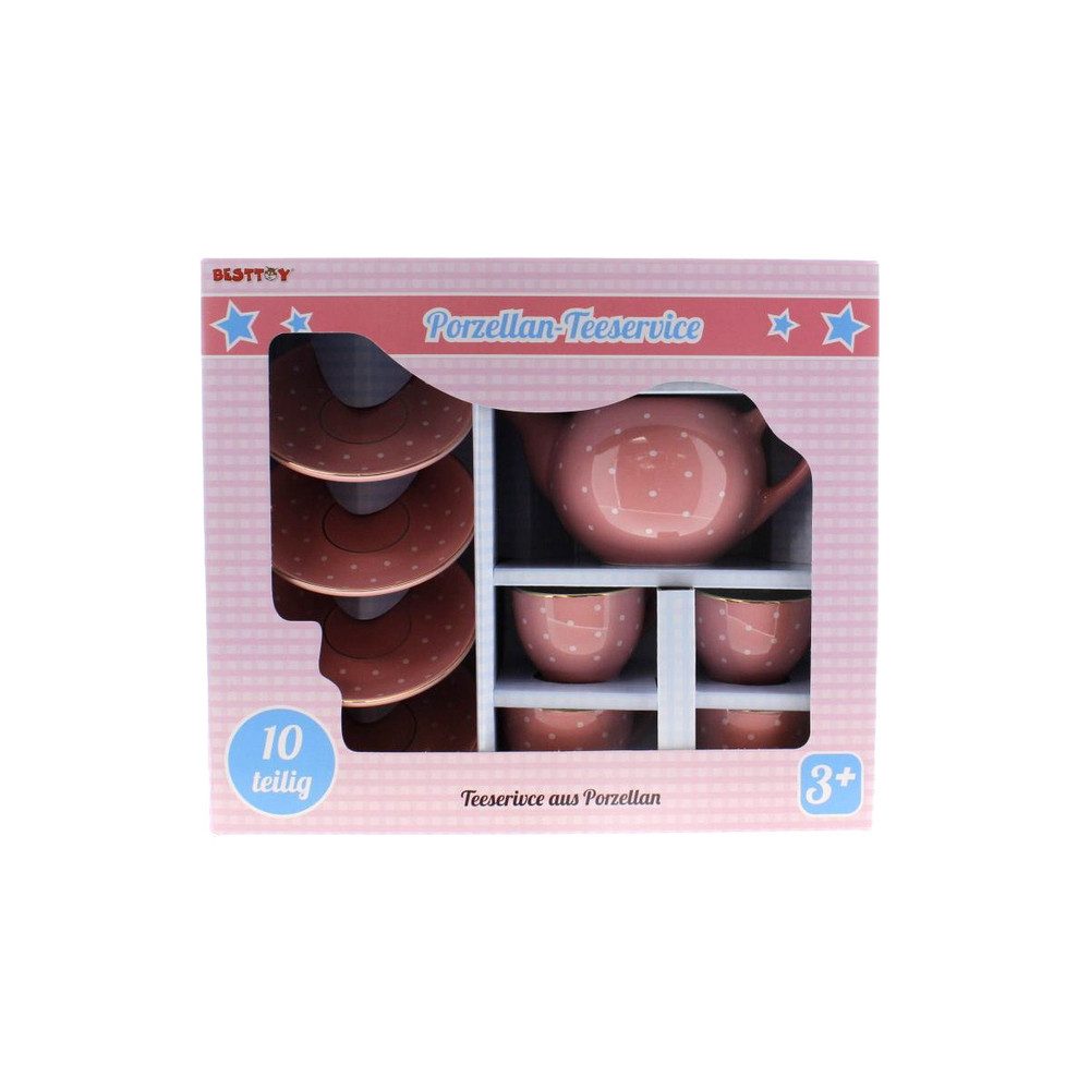 Besttoy Spielküche Besttoy - Teeservice aus Porzellan - 10 tlg. Porzellan günstig online kaufen