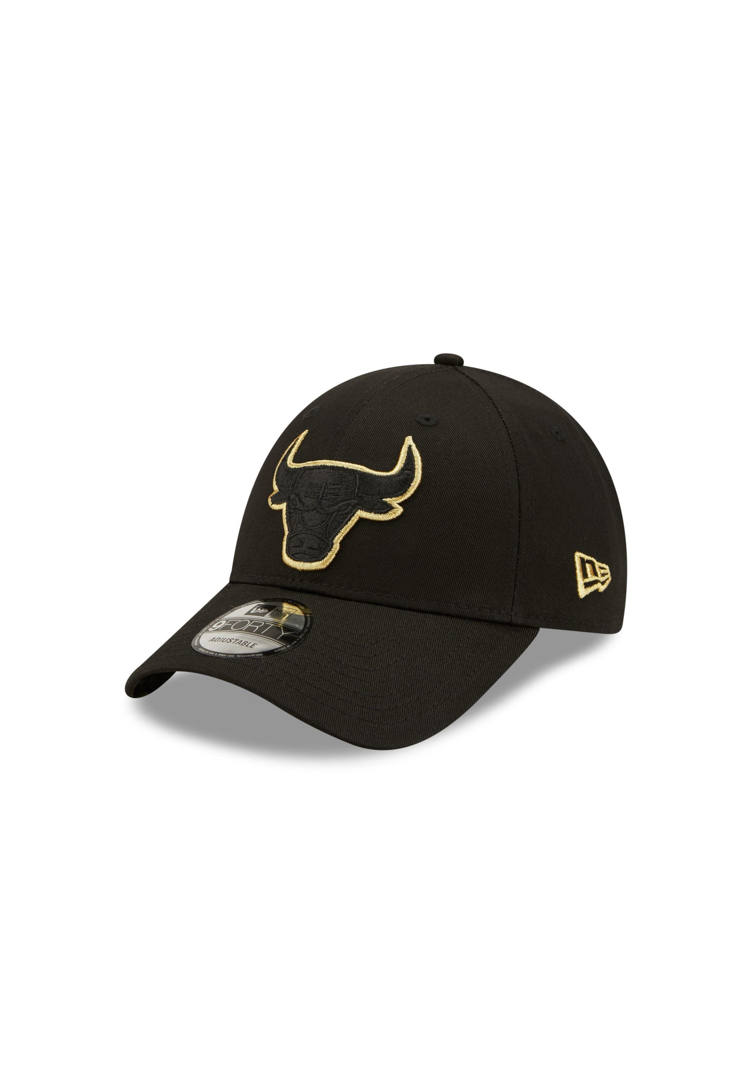 Baseball Cap Chicago Bulls NBA Metallic Pop Black 9Forty Snapback Cap New Era