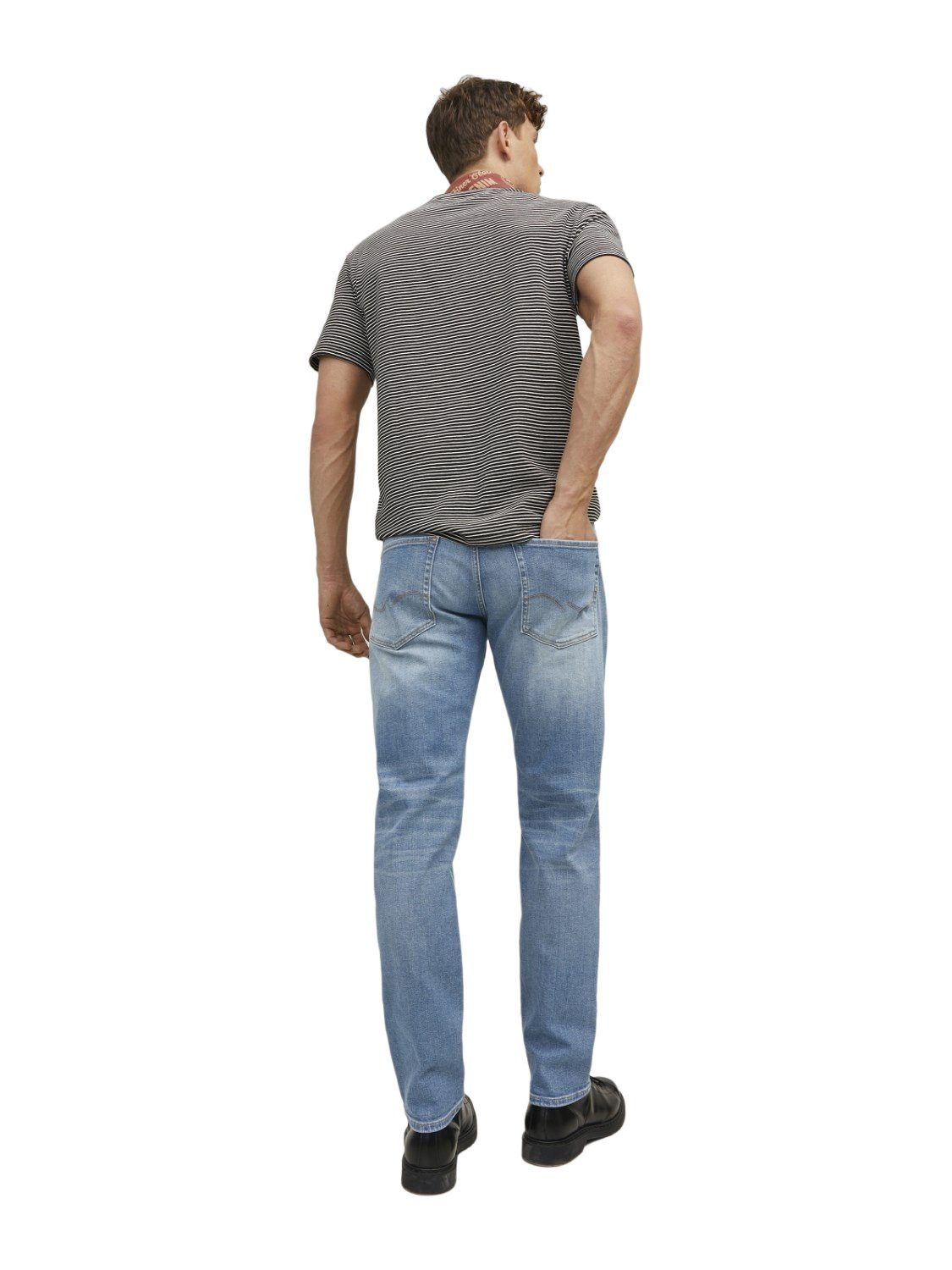 JJORIGINAL Jones JOS Jack JJIMIKE Stretch Relax-fit-Jeans 011 & mit