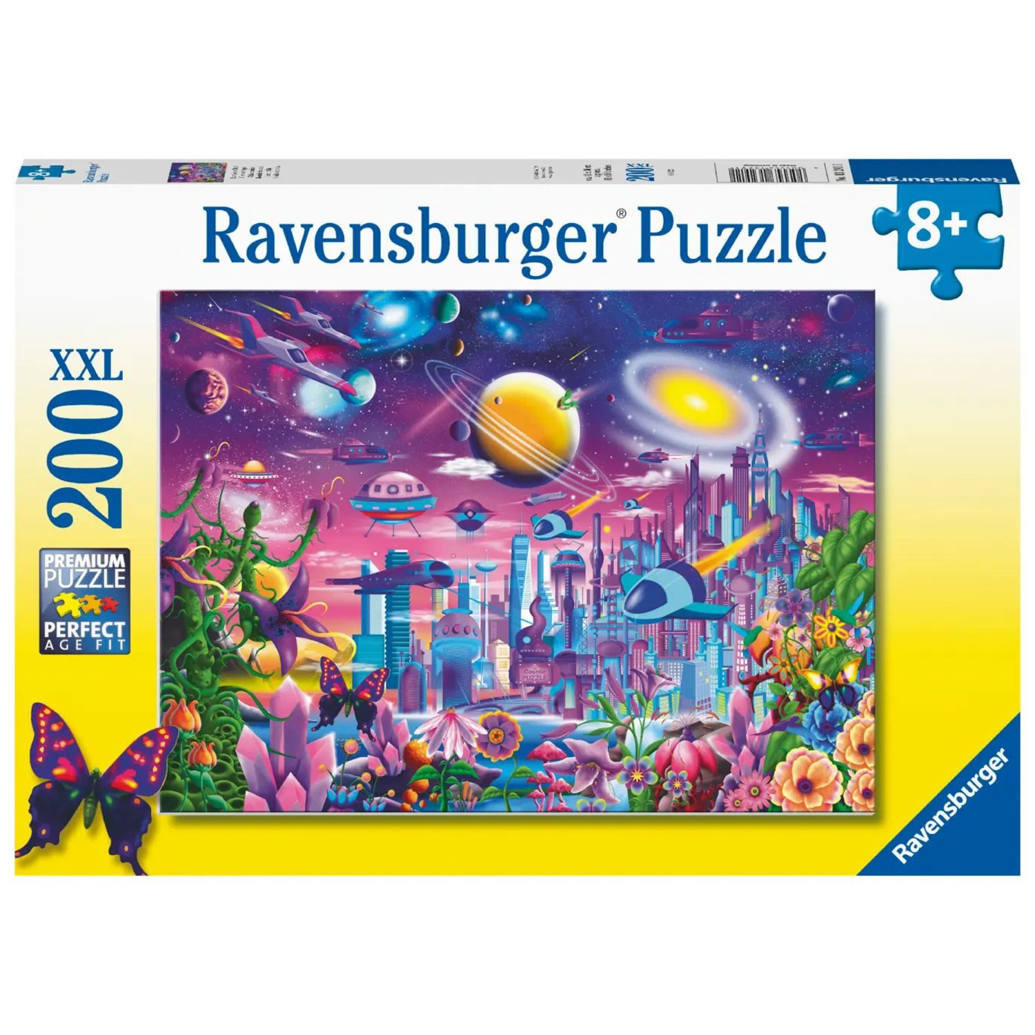 Ravensburger Puzzle Ravensburger Kinderpuzzle - 13291 Kosmische Stadt - 200 Teile..., 200 Puzzleteile