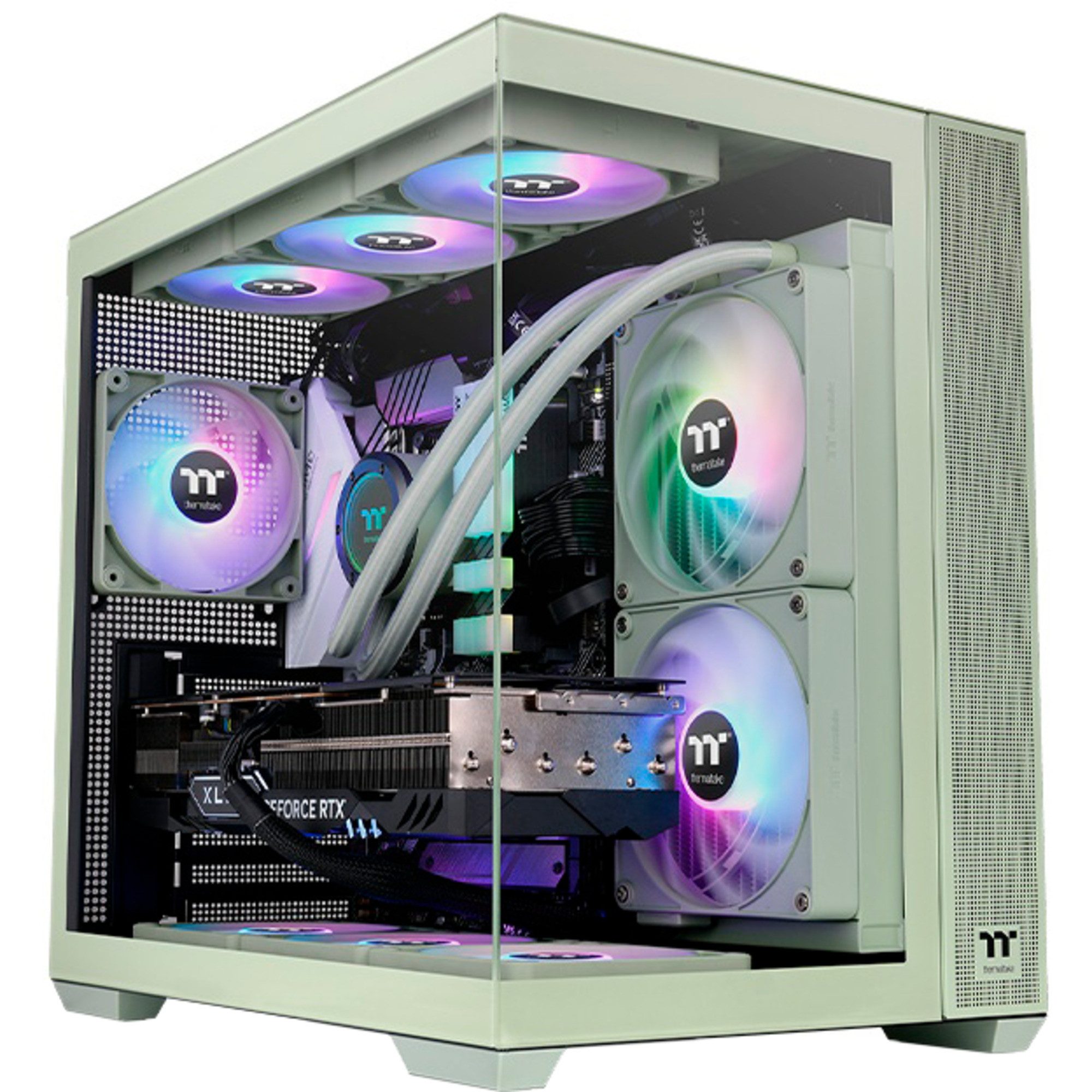 PC-Gehäuse Thermaltake View 380 TG ARGB, Tower-Gehäuse