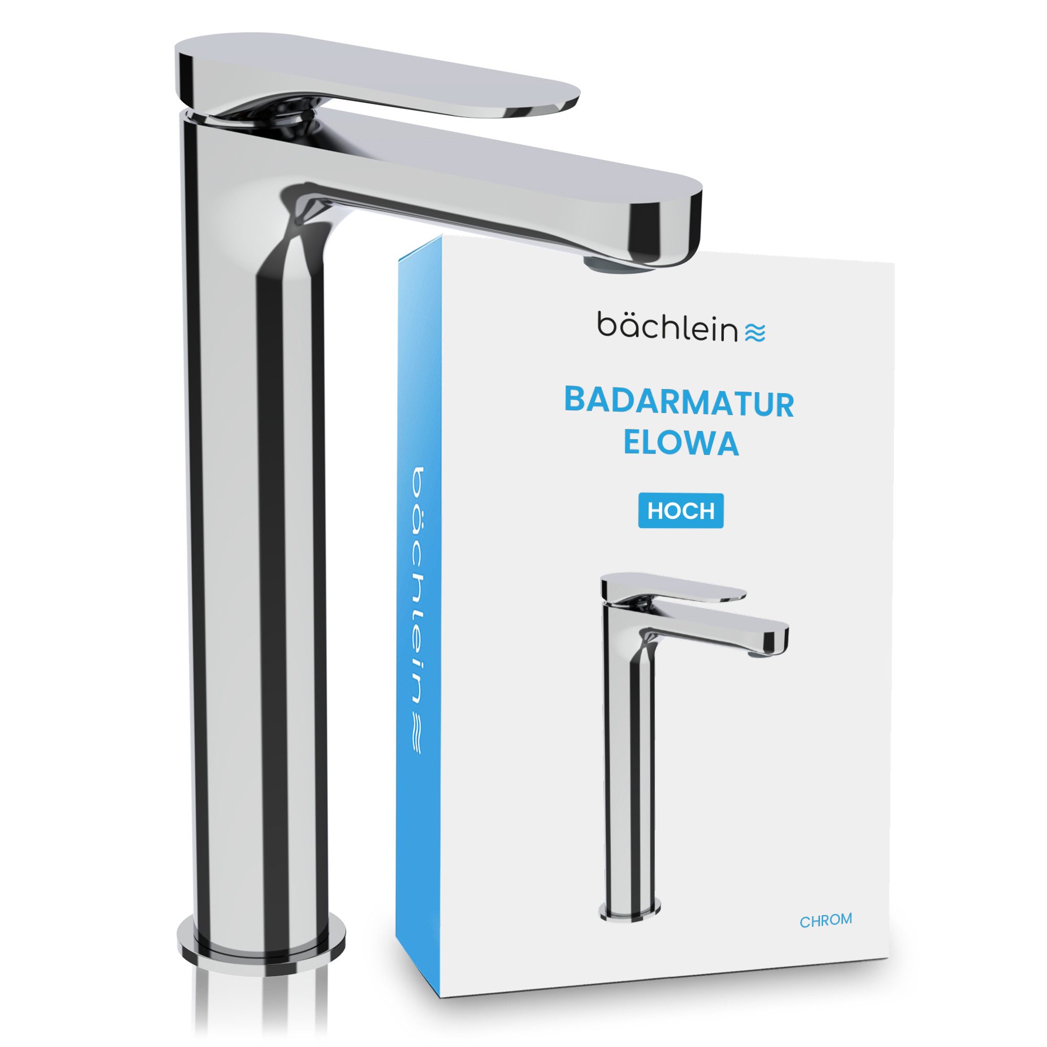 Bächlein Badarmatur Elowa - Design-Badarmatur - Hohes Design