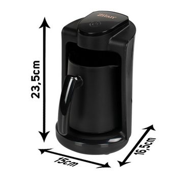 Zilan Filterkaffeemaschine ZLN-1284, nicht vorhanden, Kapazität für 1-4 Tassen, Temperaturregelung, Ton- und Lichtalarm