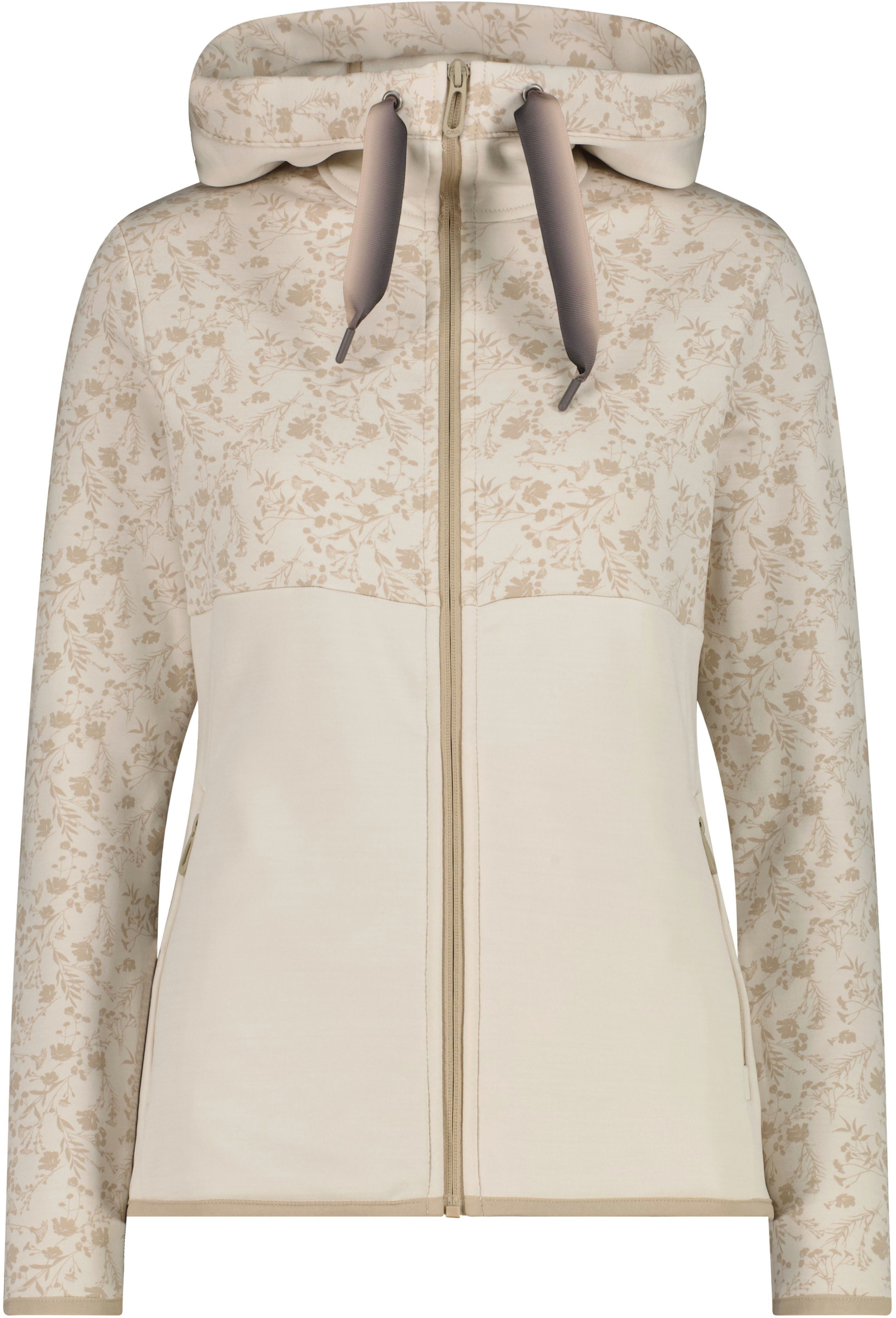 CMP Funktionsjacke mit fixierter Kapuze, aus Polyester und Elasthan günstig online kaufen