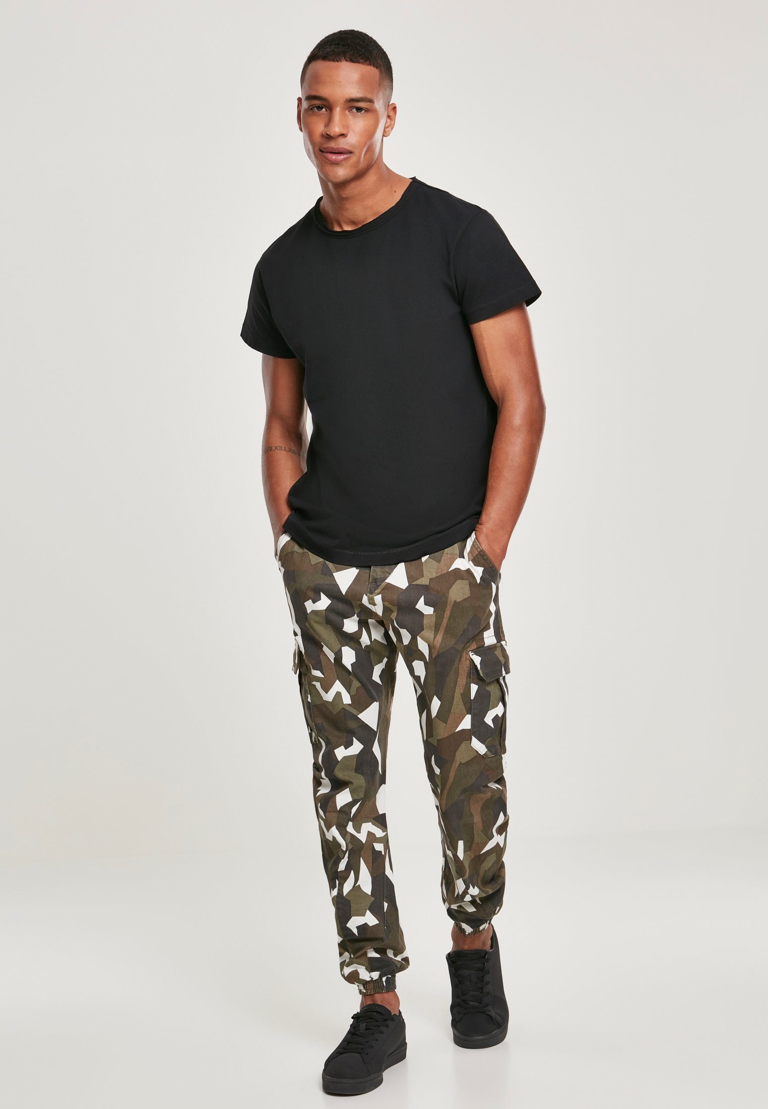 TB2905 URBAN camo Geometric CLASSICS Cargohose wood Camo