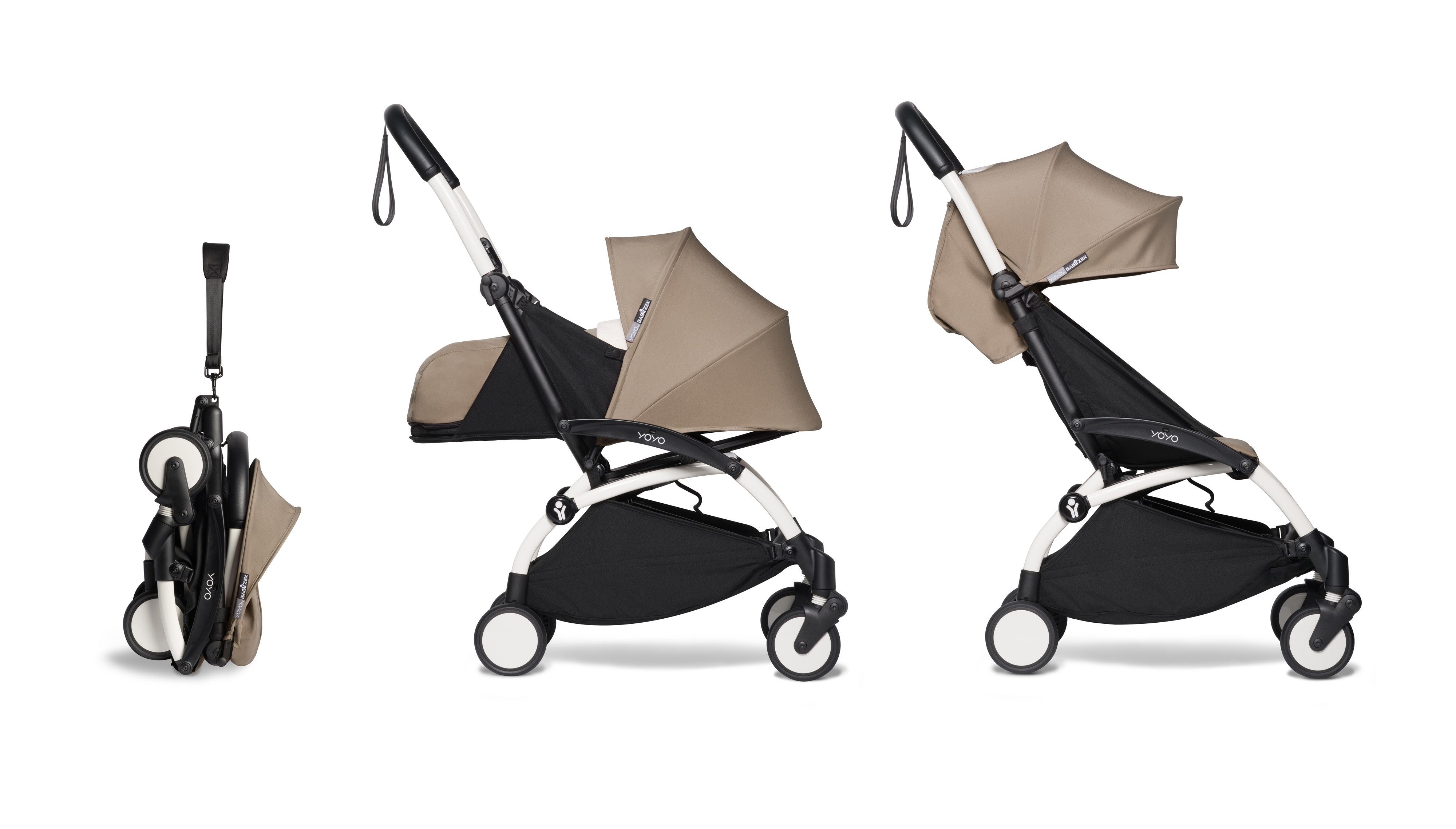 BABYZEN Kombi-Kinderwagen Komplett-Set YOYO mit Gestell, Newborn pack und  6+ Textilset