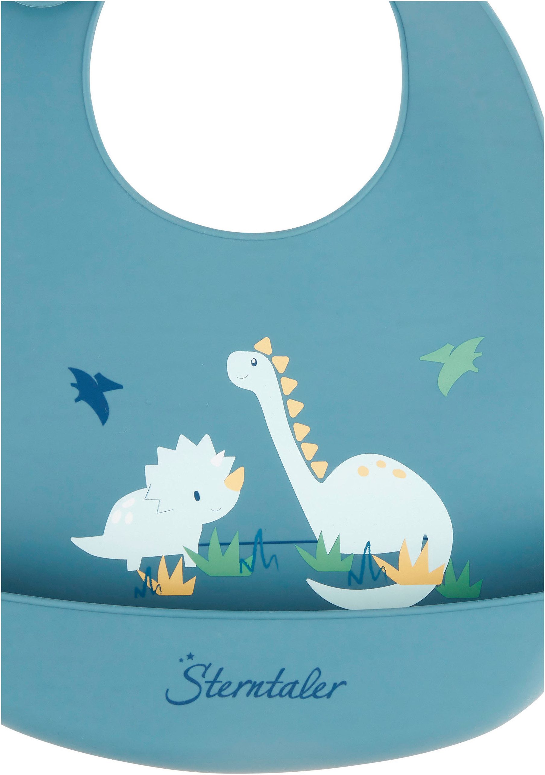 Sterntaler® Lätzchen Silikonlätzchen Dino Rexi