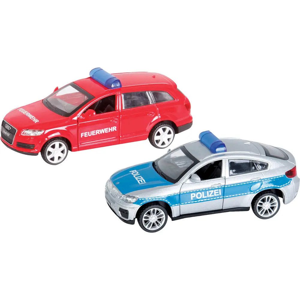 Vedes Spielzeug-Auto Speedzone Einsatzfahrzeug 1:43 mit Rückzug, sortiert