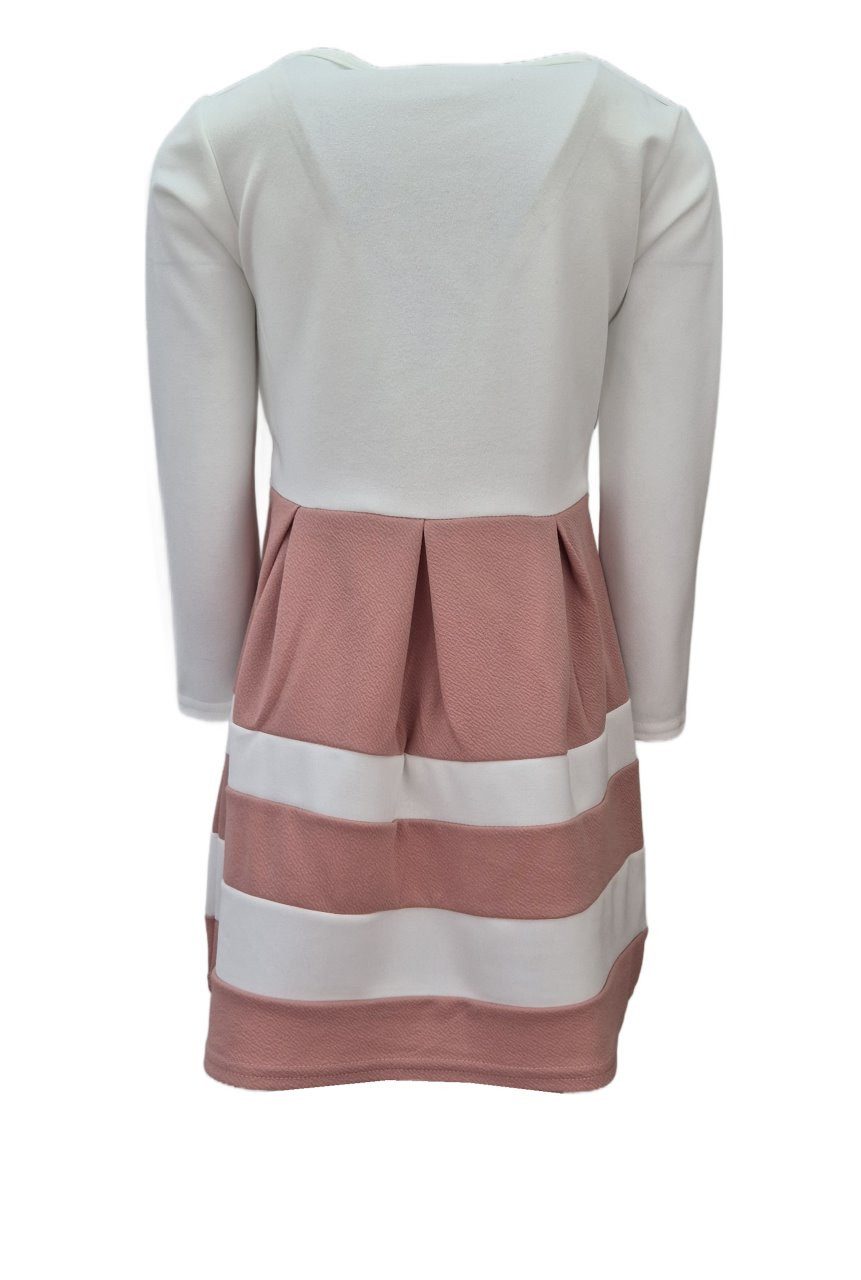 Girls Fashion A-Linien-Kleid Elegantes Mädchenkleid mit Bolero K241