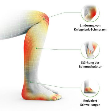 REVITIVE EMS-Fußmassage-Gerät Medic Plus Knie Durchblutungs-Stimulator, Lindert Beschwerden, schlechte Durchblutung, Schwellungen, Krämpfe