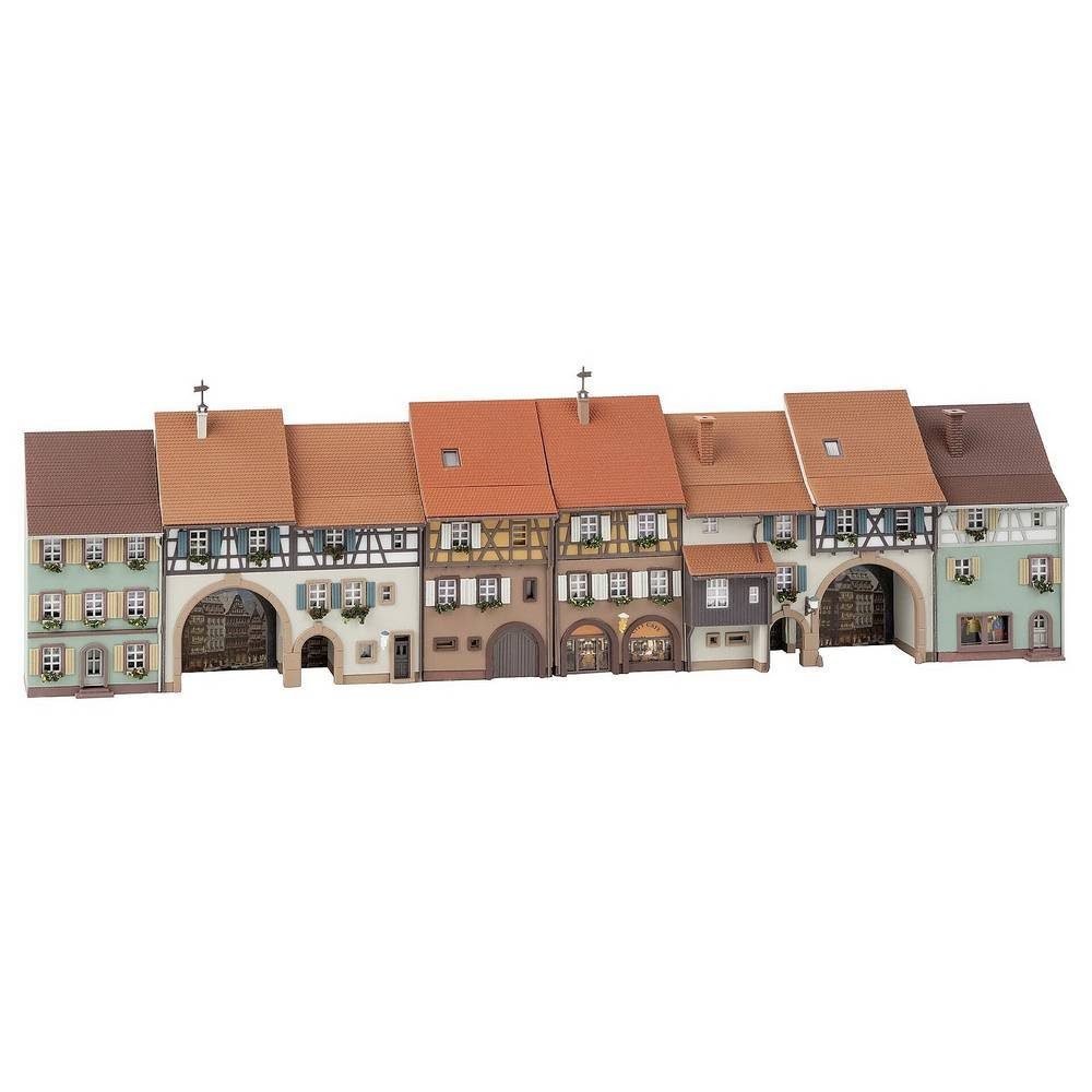 Modelleisenbahn-Gebäude N 6 Reliefhäuser Altstadt