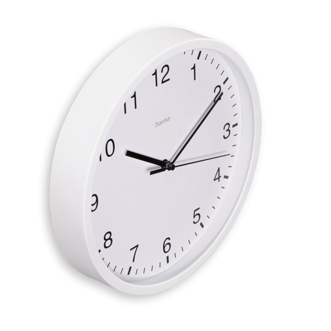 Hama Wanduhr Wanduhr "Elba", Ø 25 cm, ohne Ticken (geräuscharm) günstig online kaufen