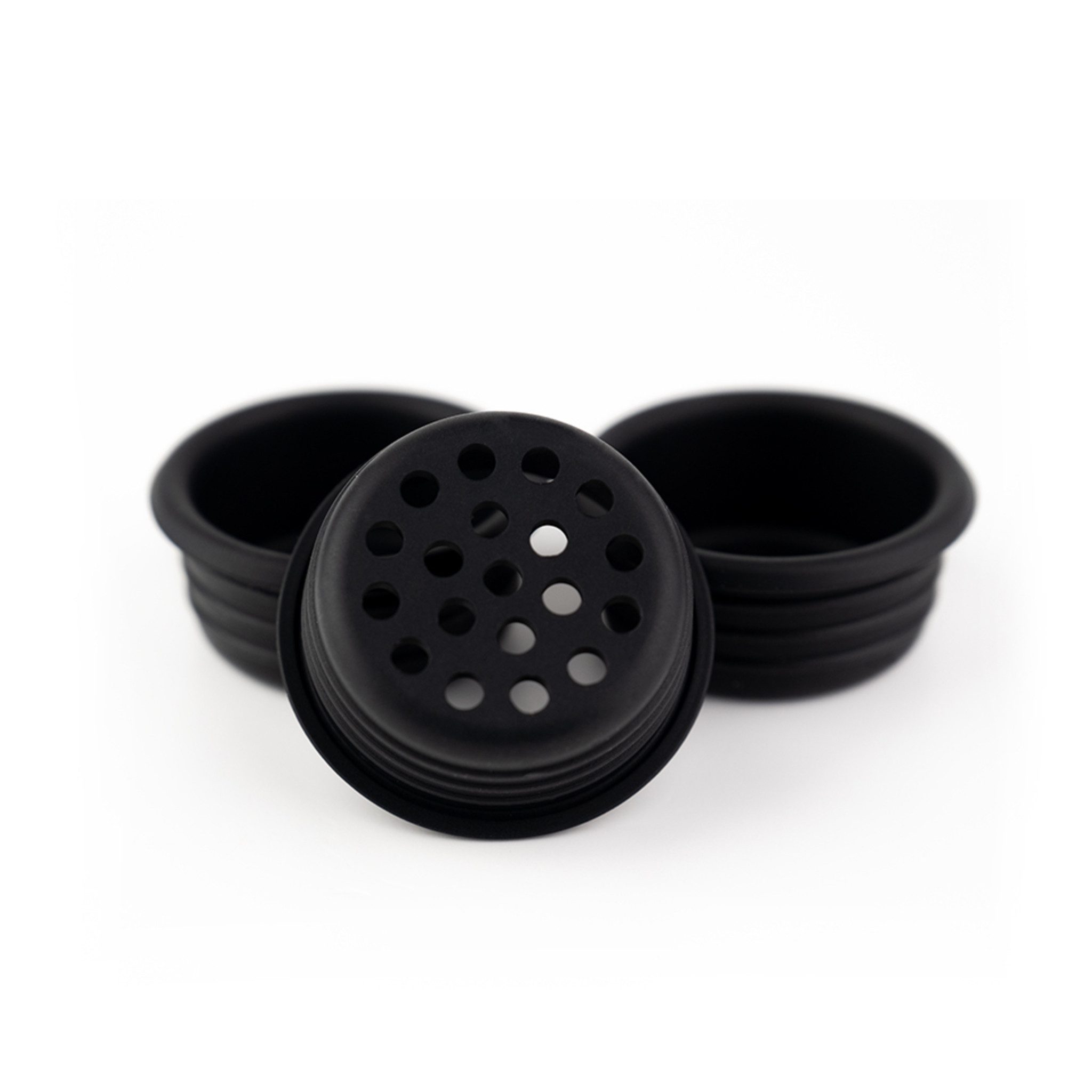 Ankerkraut Gewürzbehälter Korkenglas Streuaufsatz, 3er-Set mittlere Lochgrö günstig online kaufen