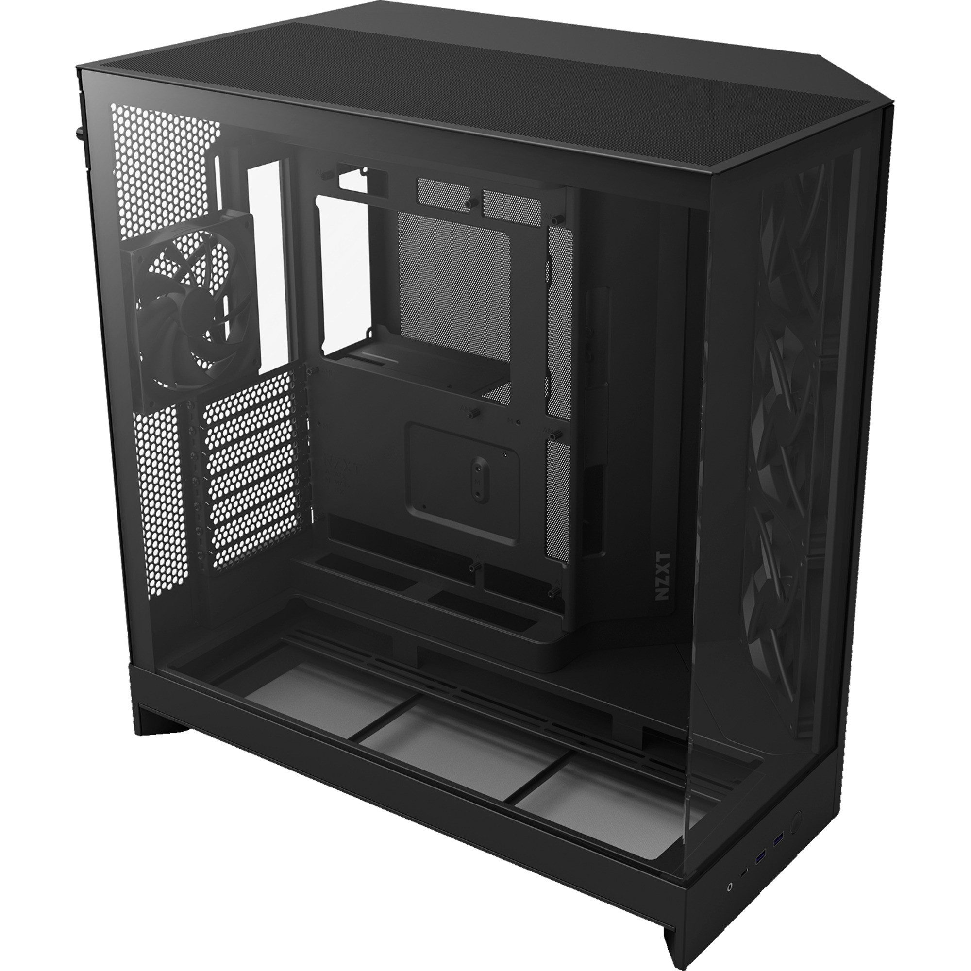 NZXT Корпуса ПК NZXT H9 Flow, Tower-Gehäuse, (Tempered Glass x 2)