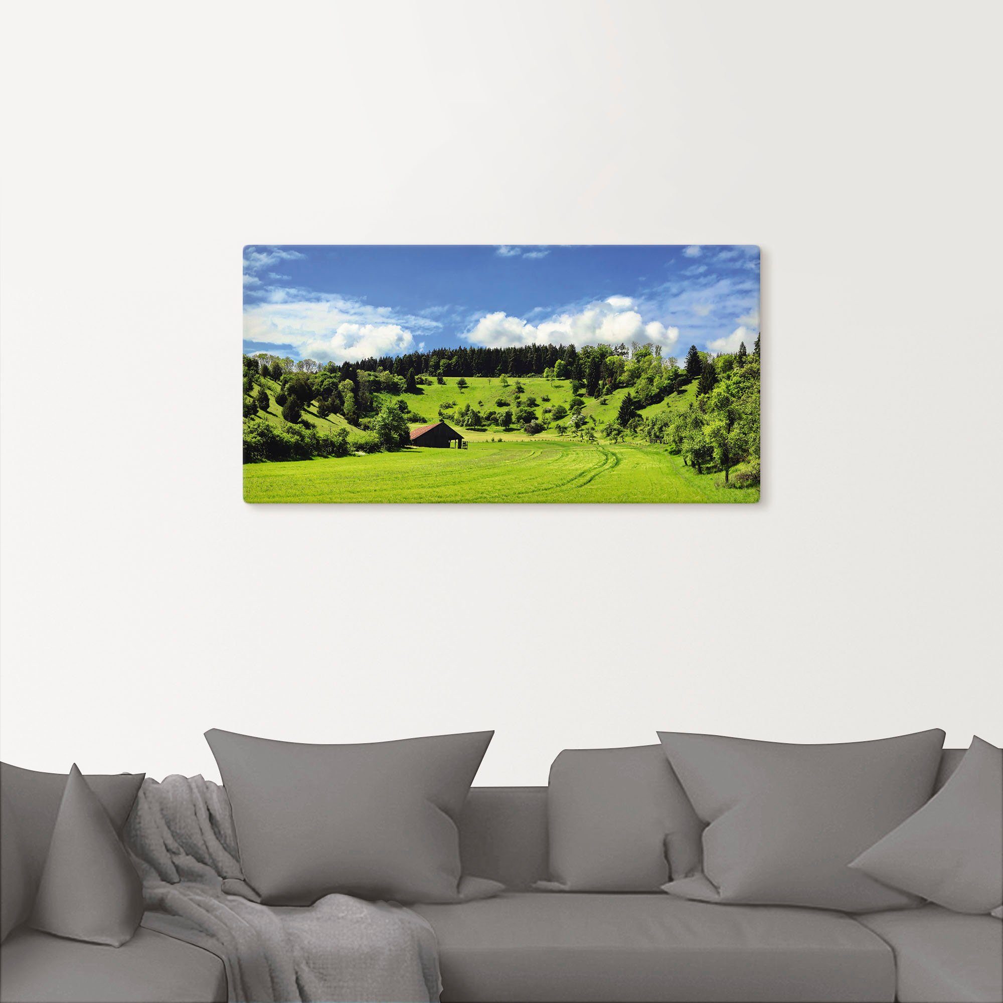 Größen Leinwandbild, in Wandbild versch. Landschaft Artland (1 oder Poster als & Wandaufkleber im Alubild, Baumbilder Wiesen Schwarzwald, Traumhafte St),