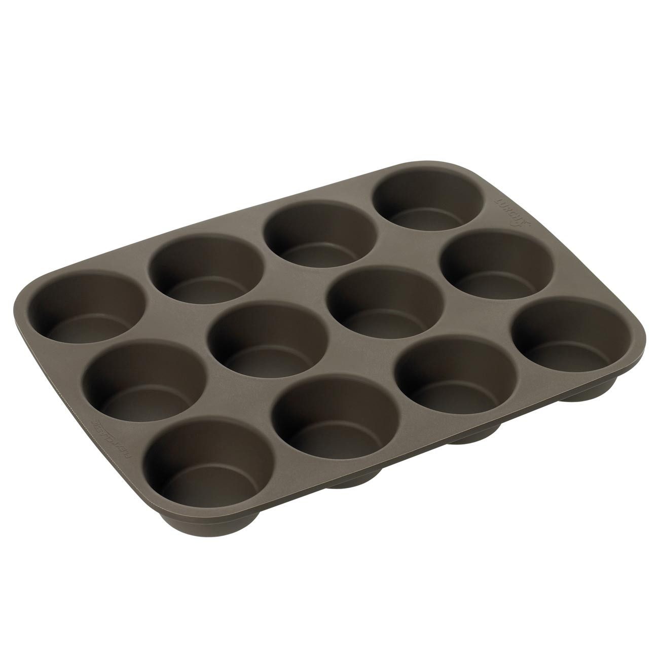 Backform American Muffins 12fach braun Silikon