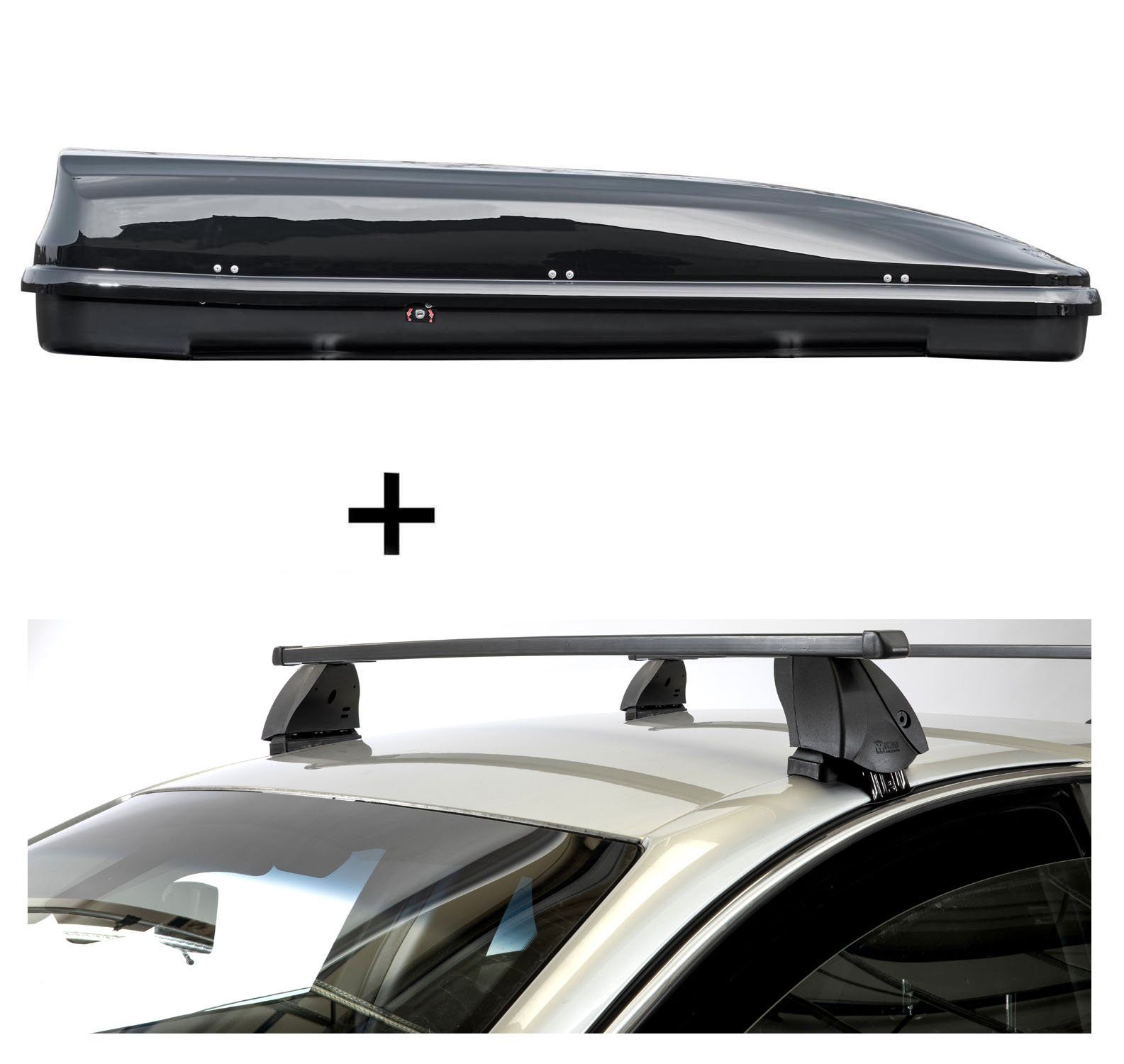 VDP Fahrradhalter, VDPFL460 + Dachträger kompatibel mit Fiat Punto III (5Türer) ab 12