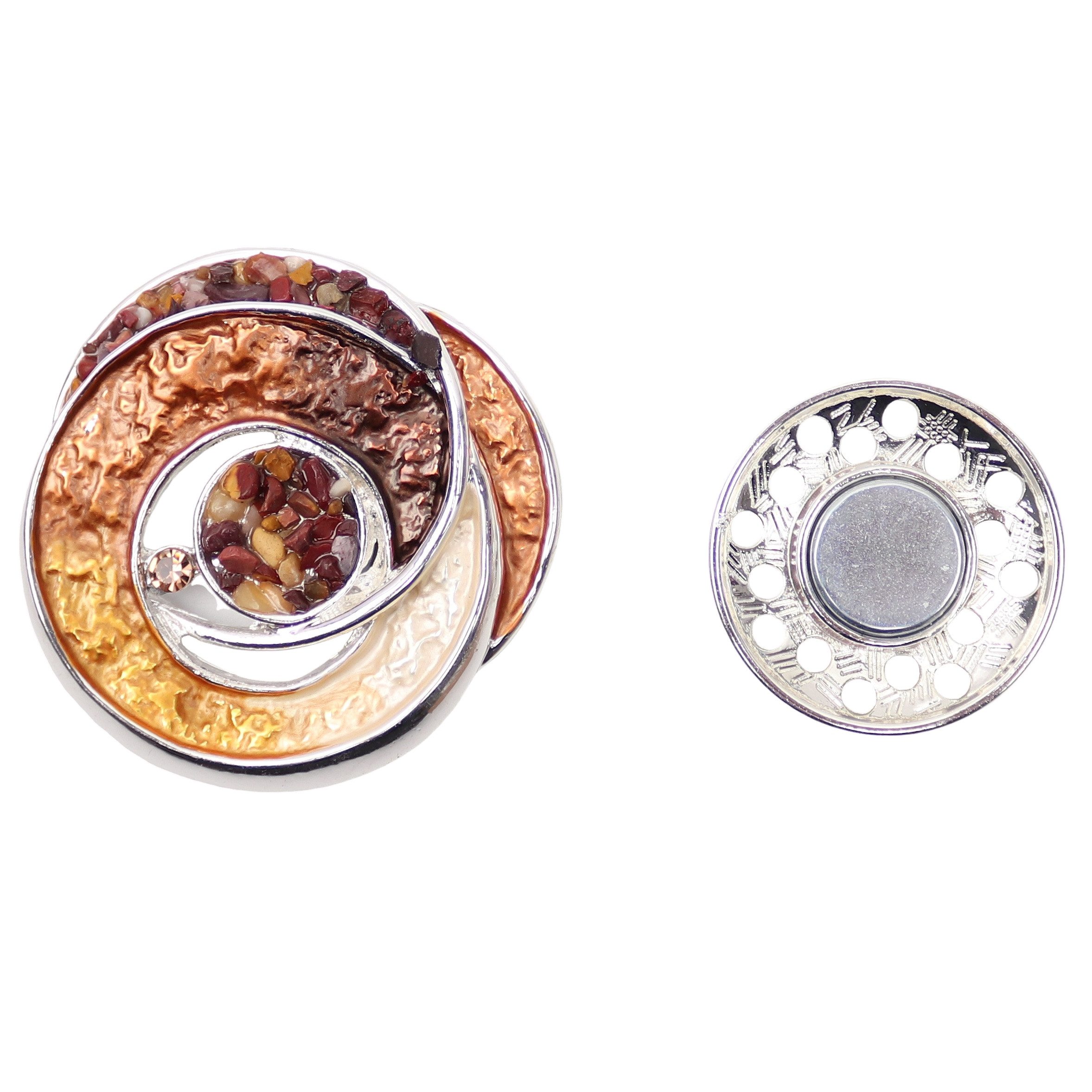 MIRROSI Brosche Magnetbrosche für Damen elegant, wunderschönes Design günstig online kaufen