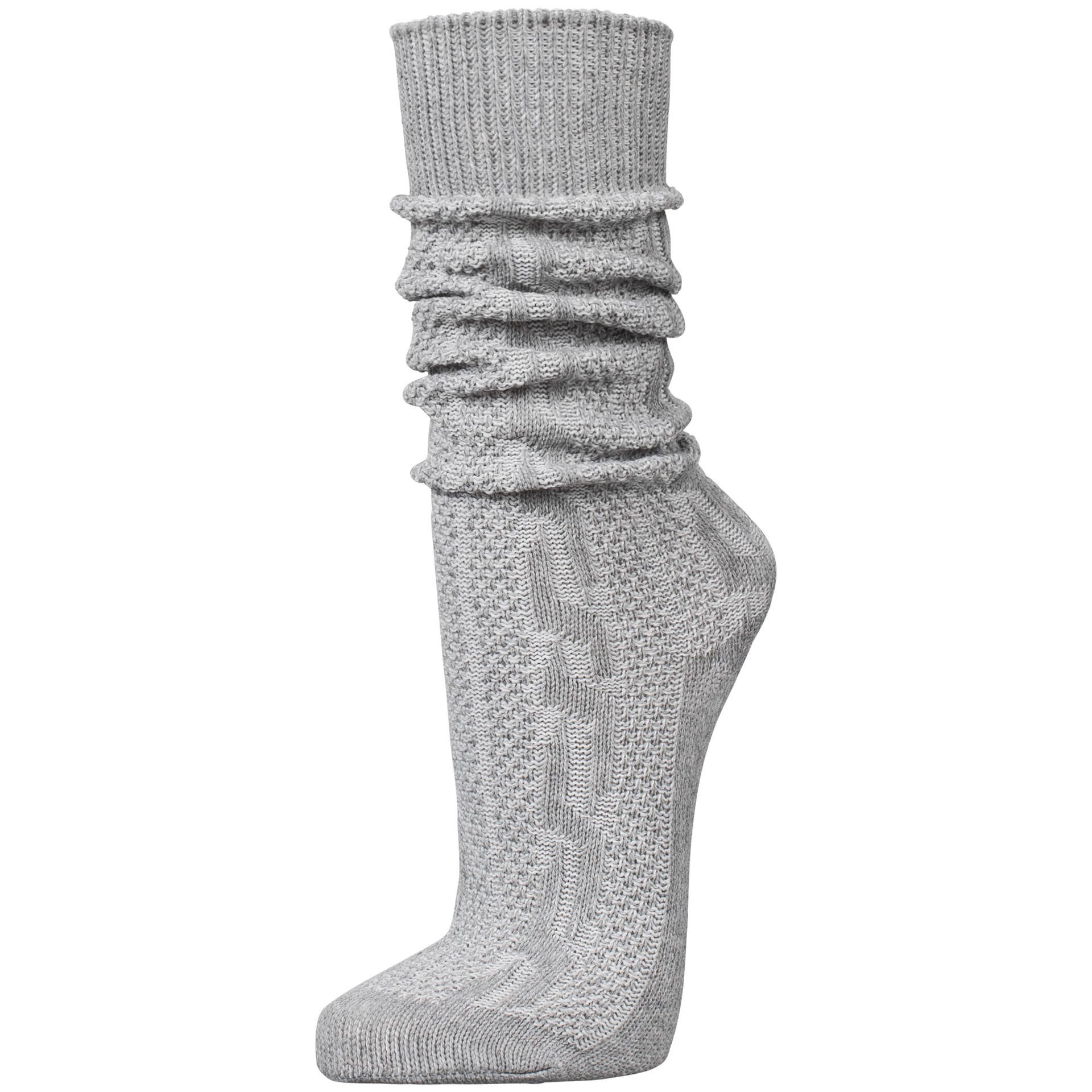PAULGOS Trachtensocken Trachtenstrümpfe Socken Kniestrümpfe mit Zopfmuster günstig online kaufen