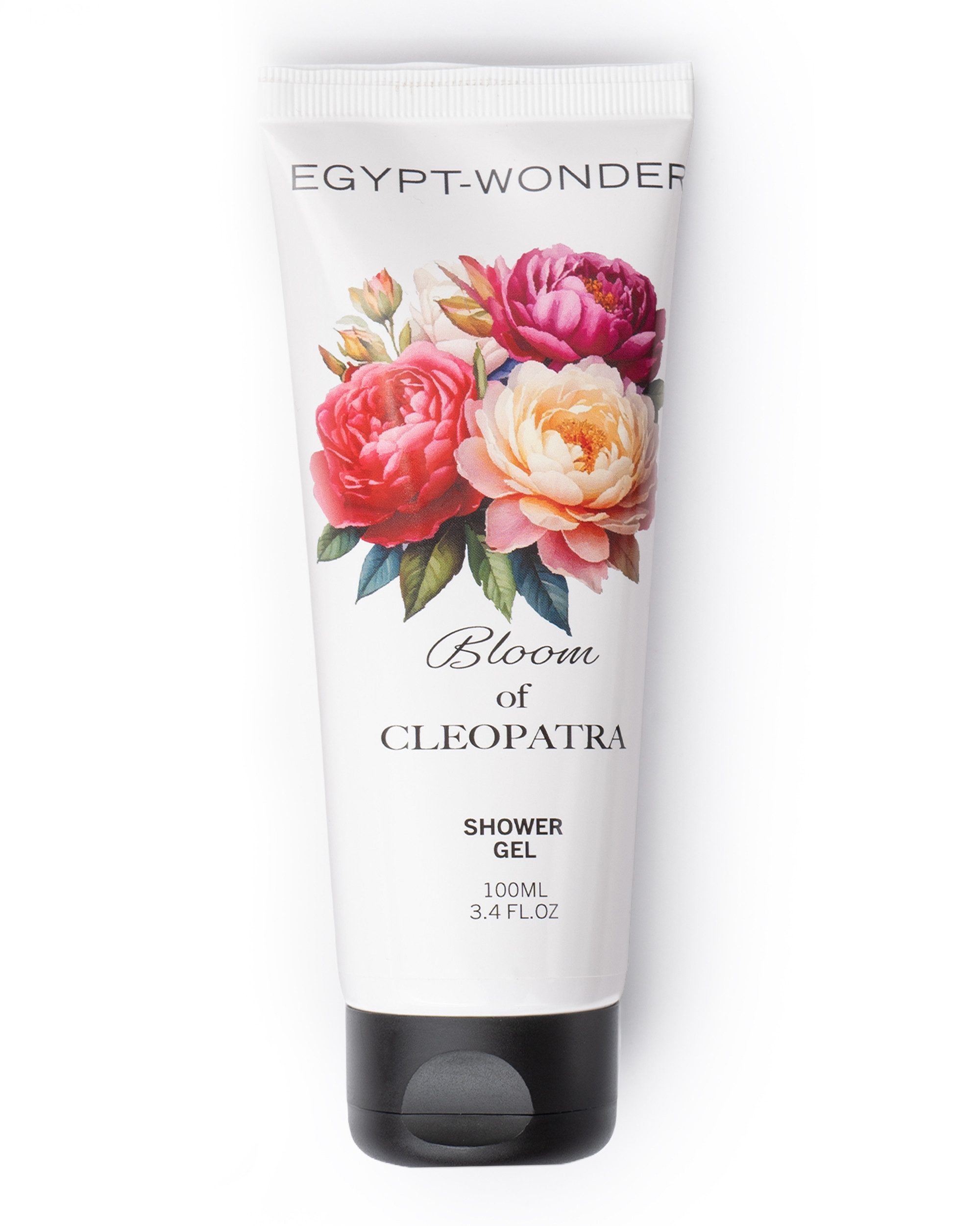 EGYPT-WONDER Pflege-Geschenkset Bloom of Cleopatra Beauty Set - Geschenkbox mit Bodylotion 100 ml, Duschgel 100 ml & Body Mist 150 ml -, Rosenduft – Pflege mit Aloe Vera & Bio-Olivenöl