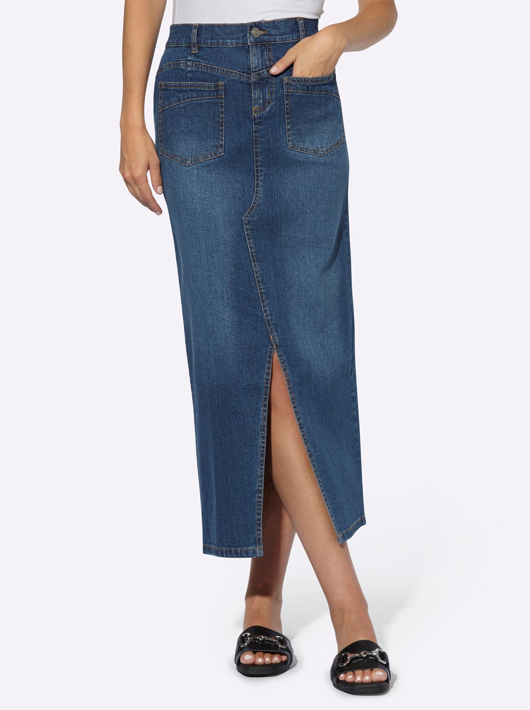 A-Linien-Rock Jeansrock
