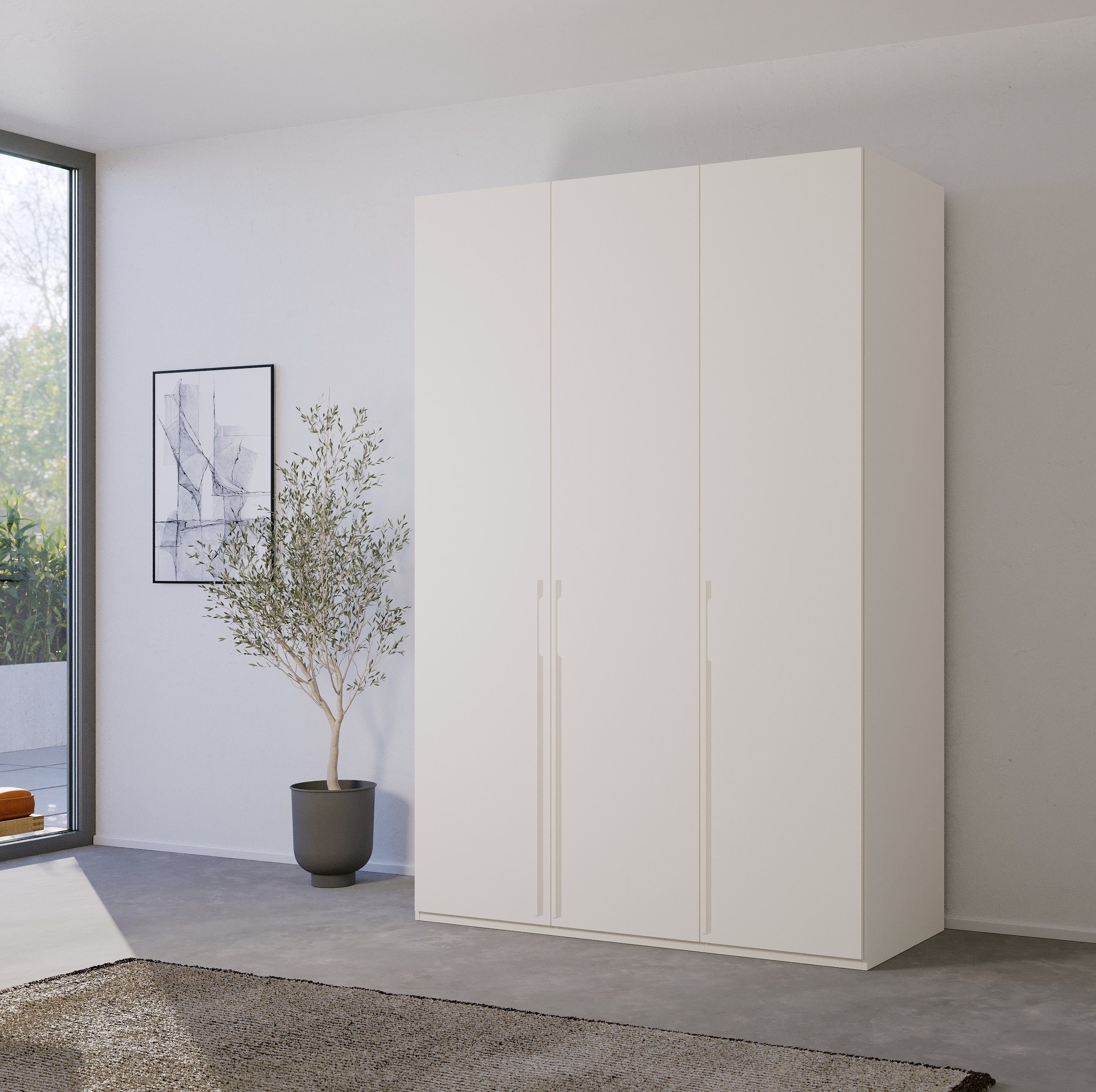 rauch Drehtürenschrank "Skat Pure", mit eleganten Griffstangen und praktisc günstig online kaufen