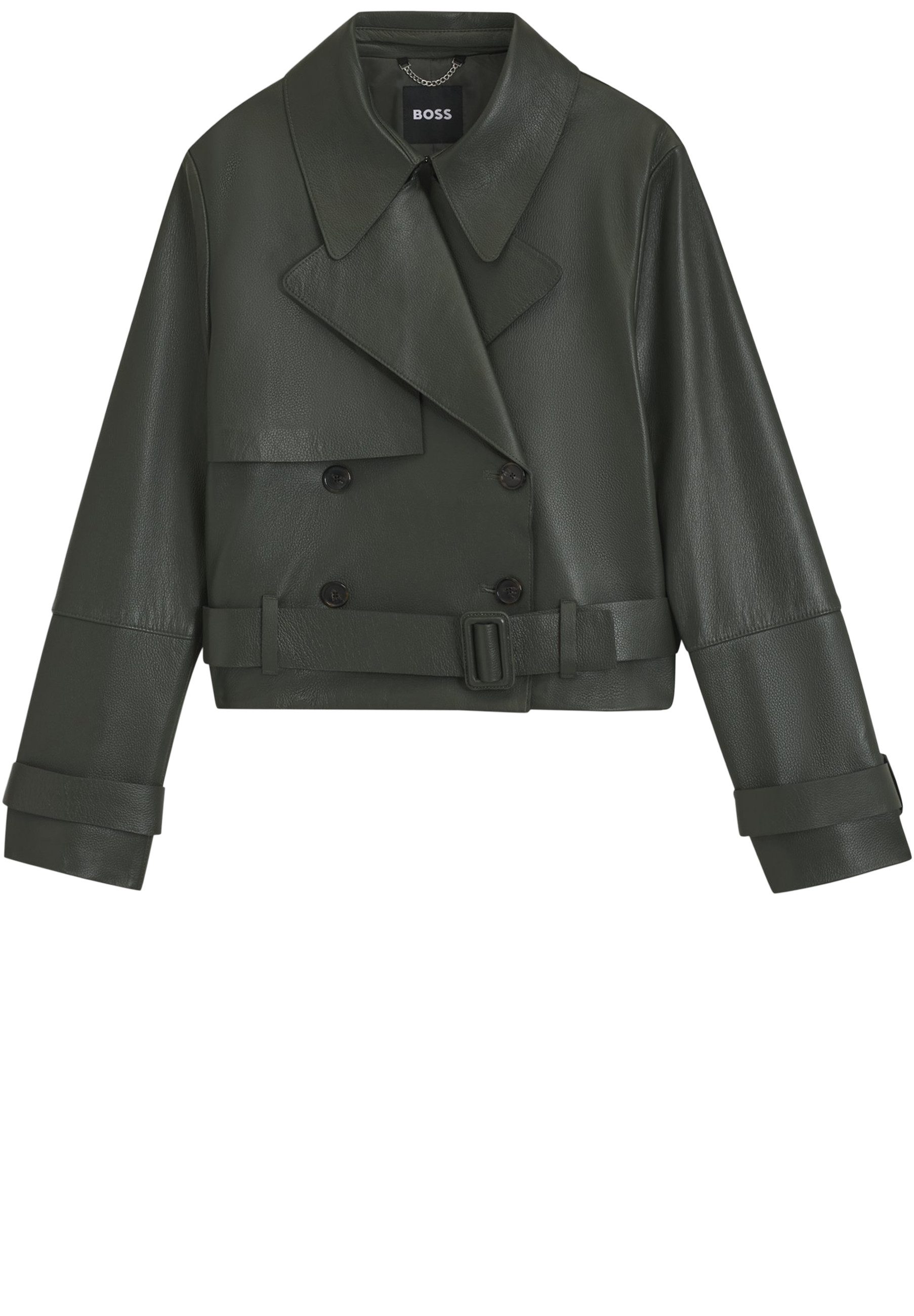 BOSS Lederjacke Satela (1-St)