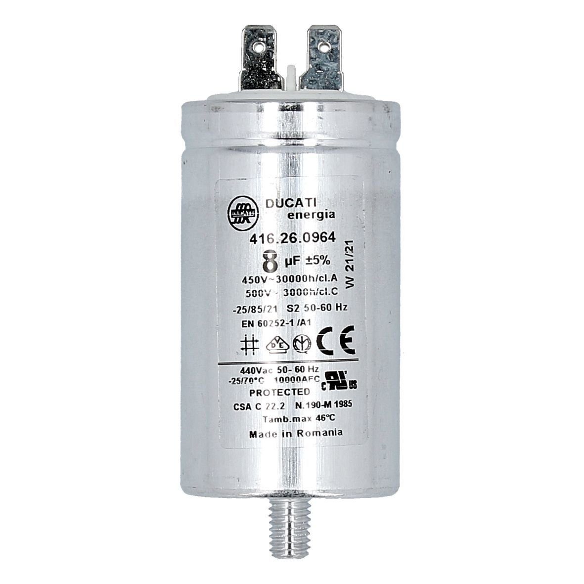 easyPART Montagezubehör Geschirrspüler wie gorenje 267659 Kondensator 8µF 450V gorenje, Spülmaschine / Geschirrspüler