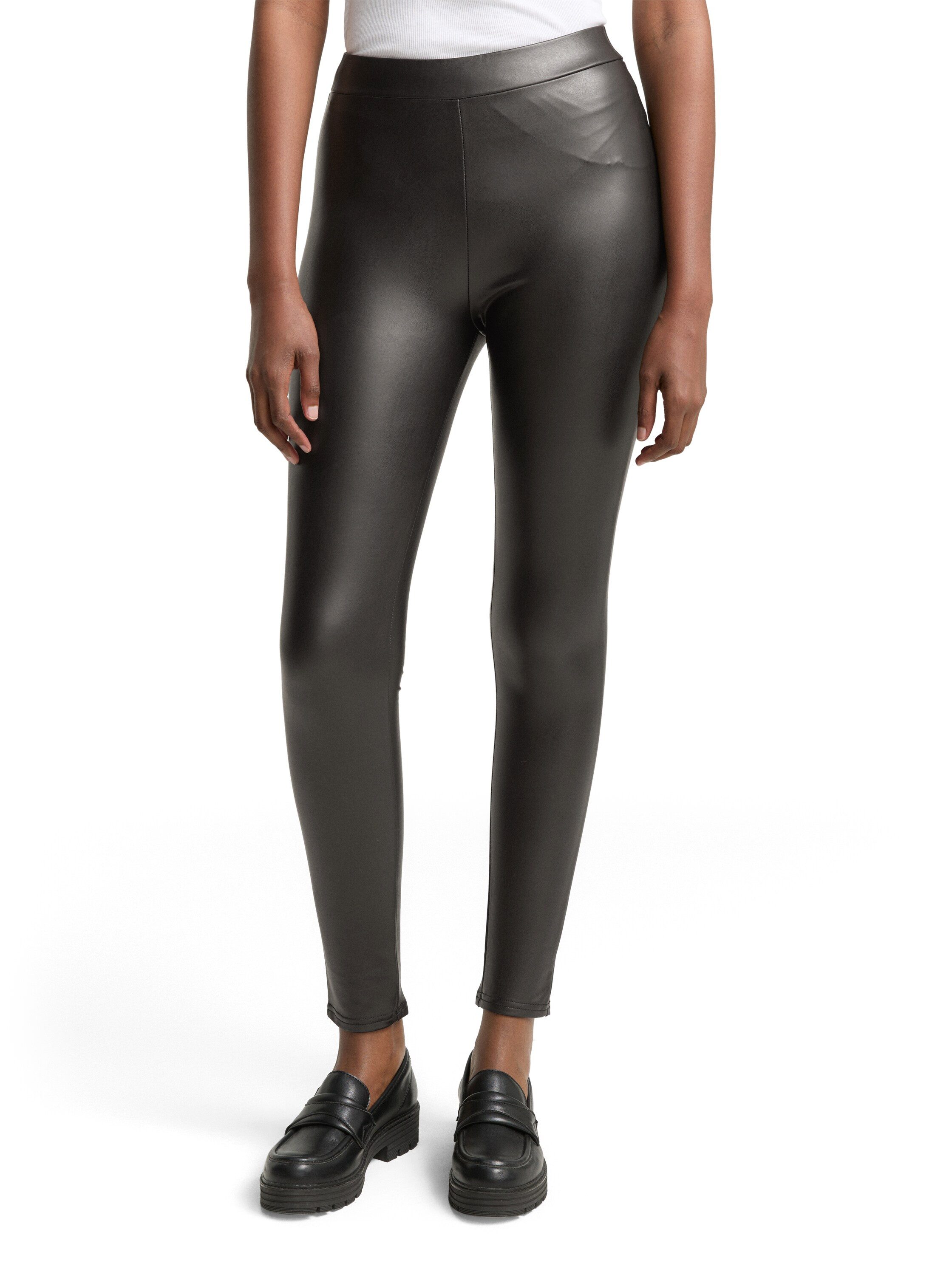 TOM TAILOR Denim Leggings in Lederoptik günstig online kaufen