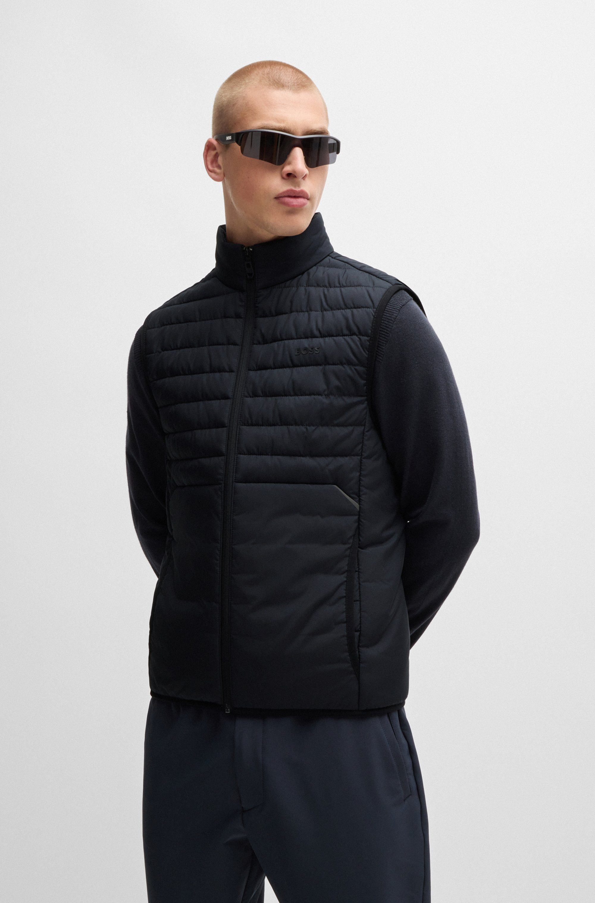 BOSS GREEN Steppweste V Thor mit Stehkragen günstig online kaufen
