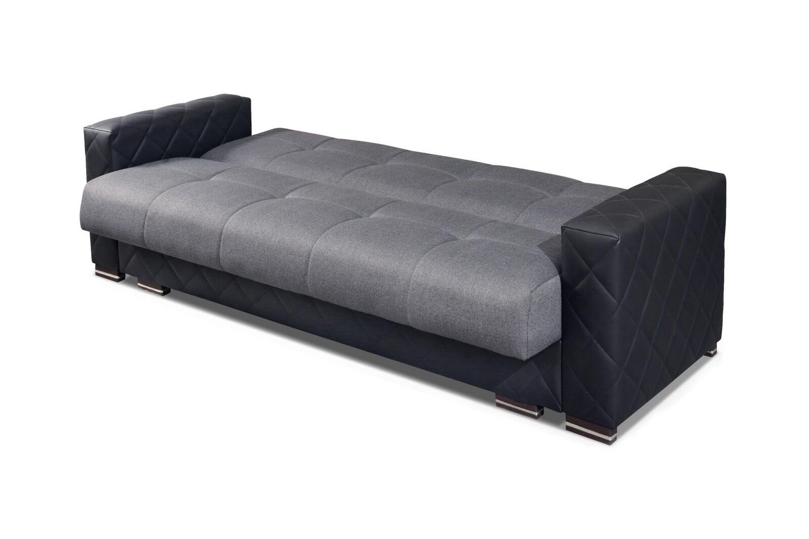 Dreisitzer Neu, Europe Grau-schwarz in Sofa Edler JVmoebel Couch Made Polstermöbel