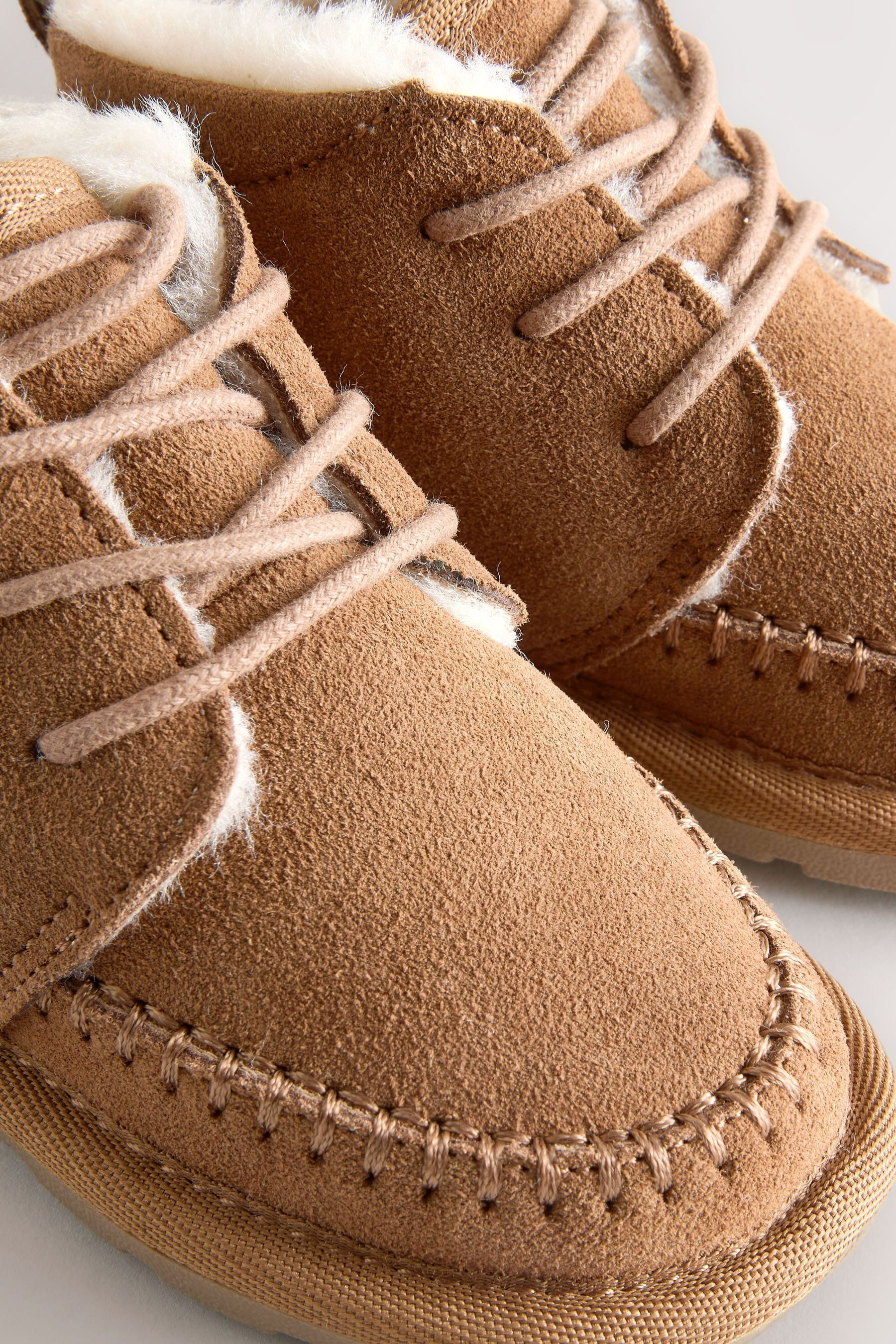 Next Velourslederstiefel mit warmem Futter Stiefel (1-tlg)