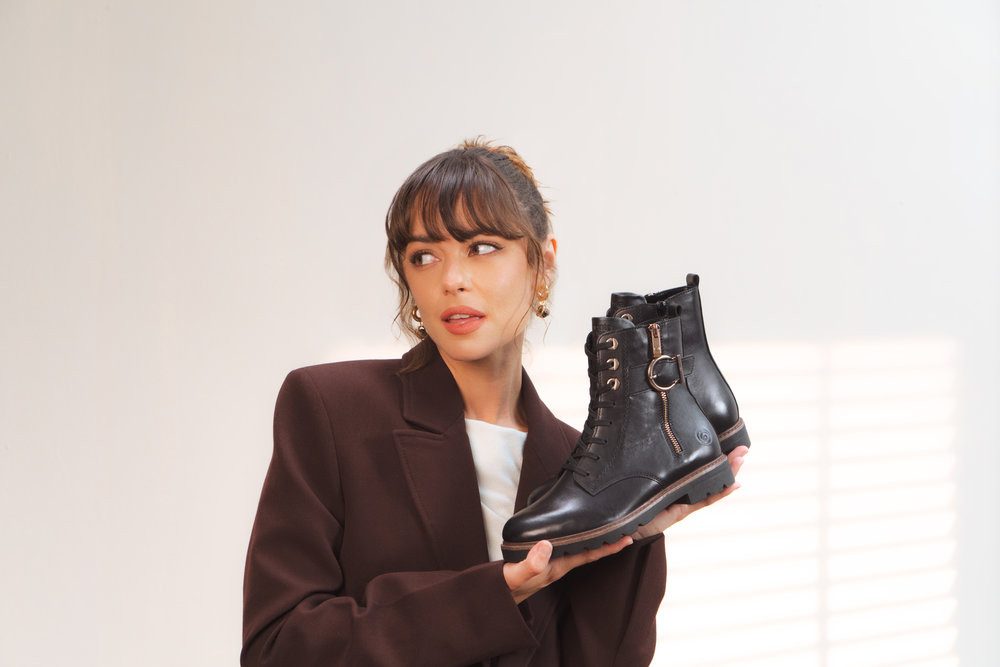 Remonte Schnürstiefelette Schnürboots, Casual-Stiefelette, Blockabsatz, mit günstig online kaufen