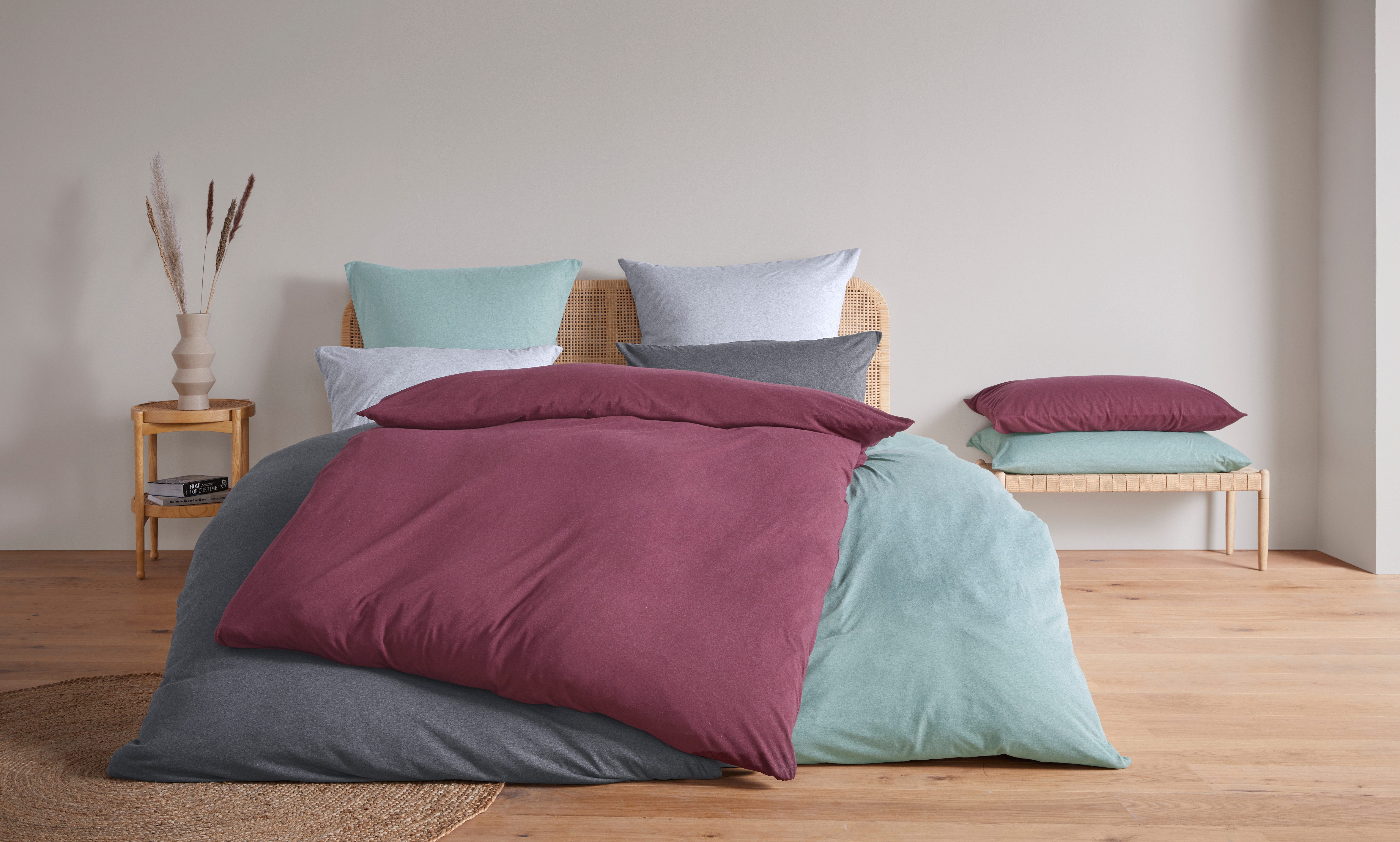 my home Bettwäsche Valje, Jersey, 2 teilig, NEUHEIT: ab Größe 135x200 cm, J günstig online kaufen