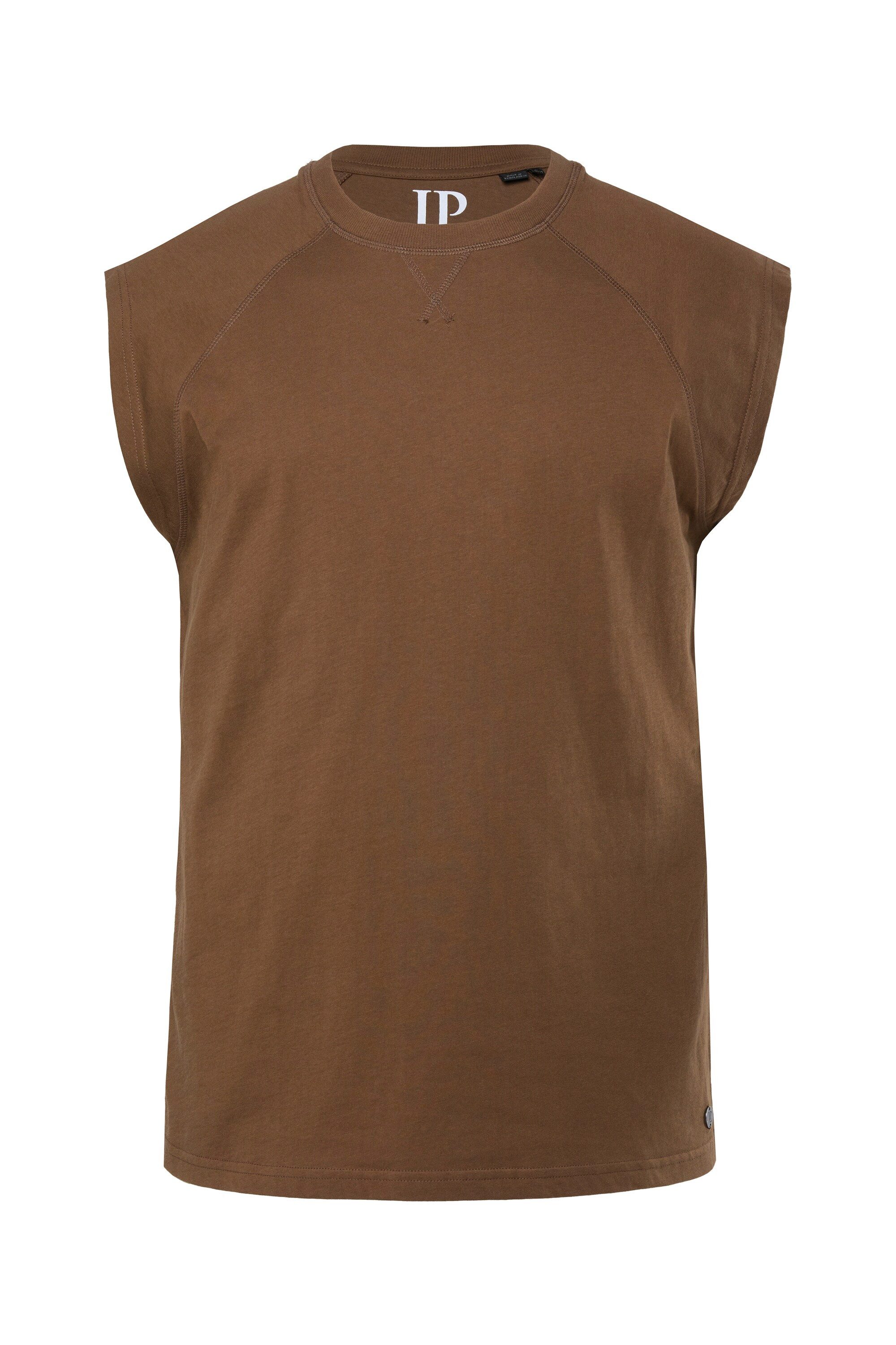 T-Shirt Tanktop überschnittene Schultern Rundhals