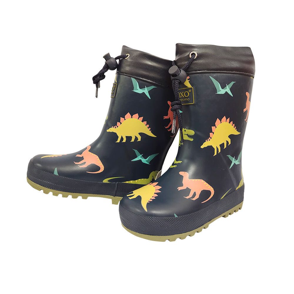 MAXIMO Gummistiefel allover Dino Reflekt 3M, Stulpe, Winterfutter Gummistiefel