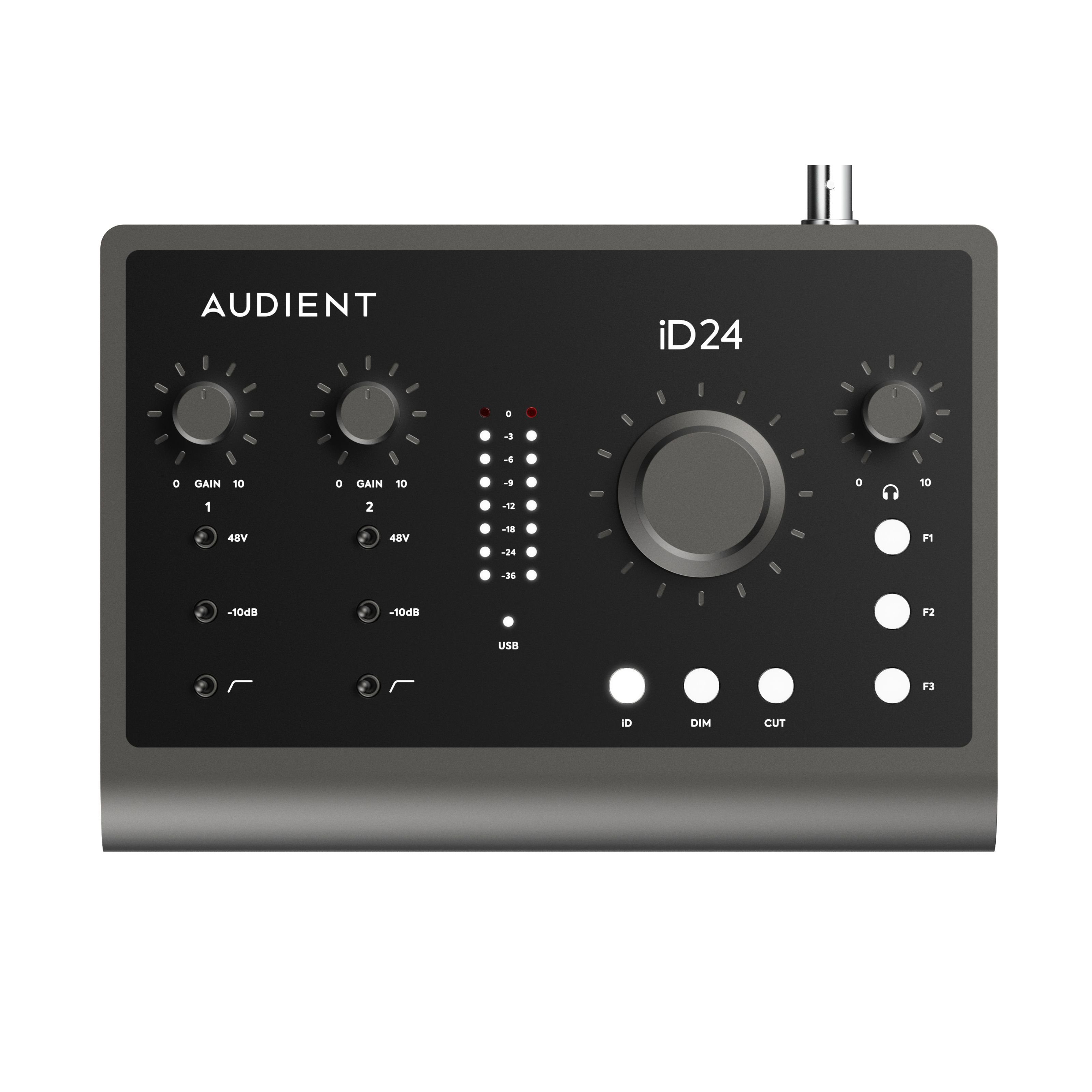 Audient Digitales Aufnahmegerät (iD24 USB-C Audio Interface - USB Audio Interface)