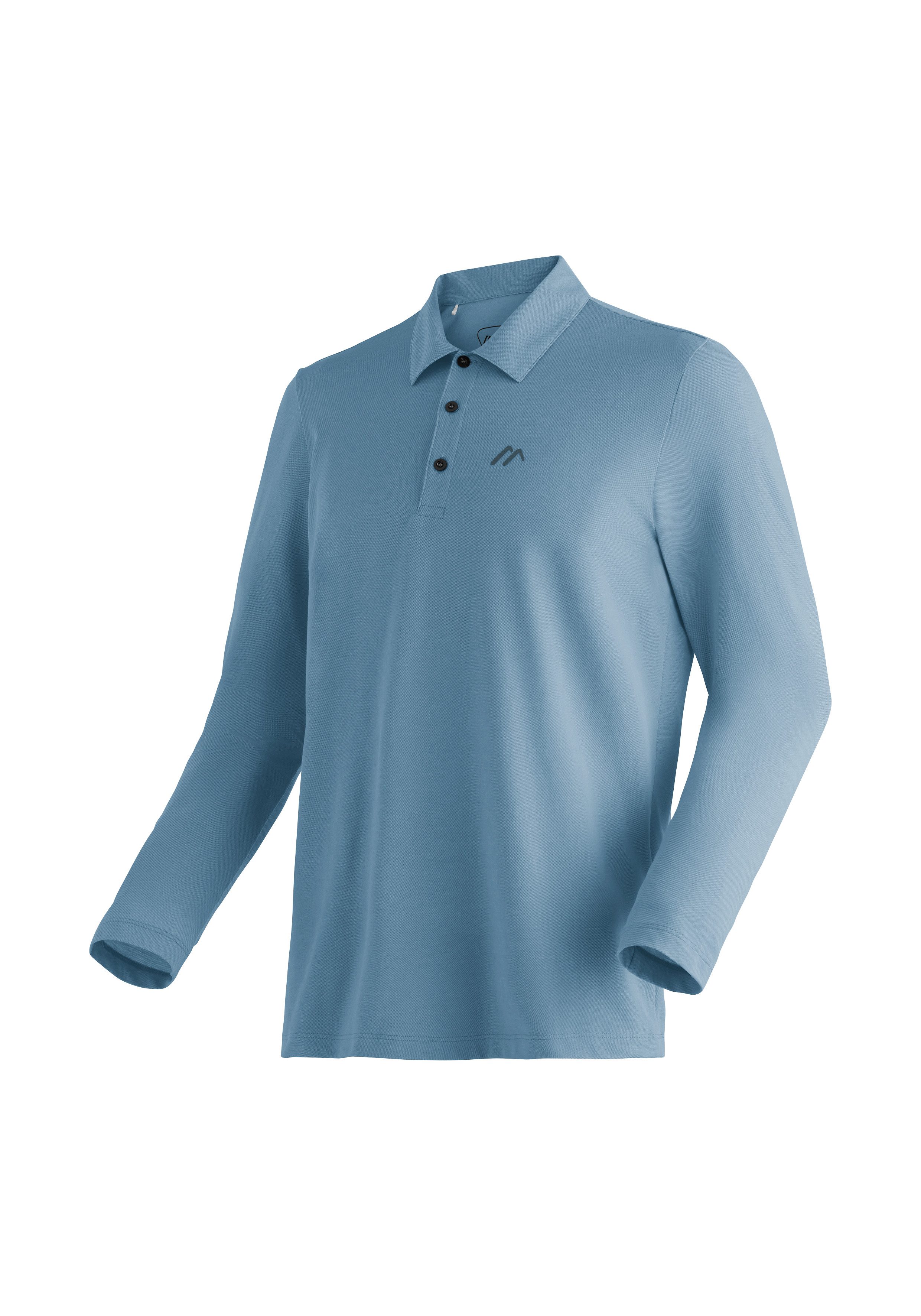 Langarm-Poloshirt Long Pique Polo M