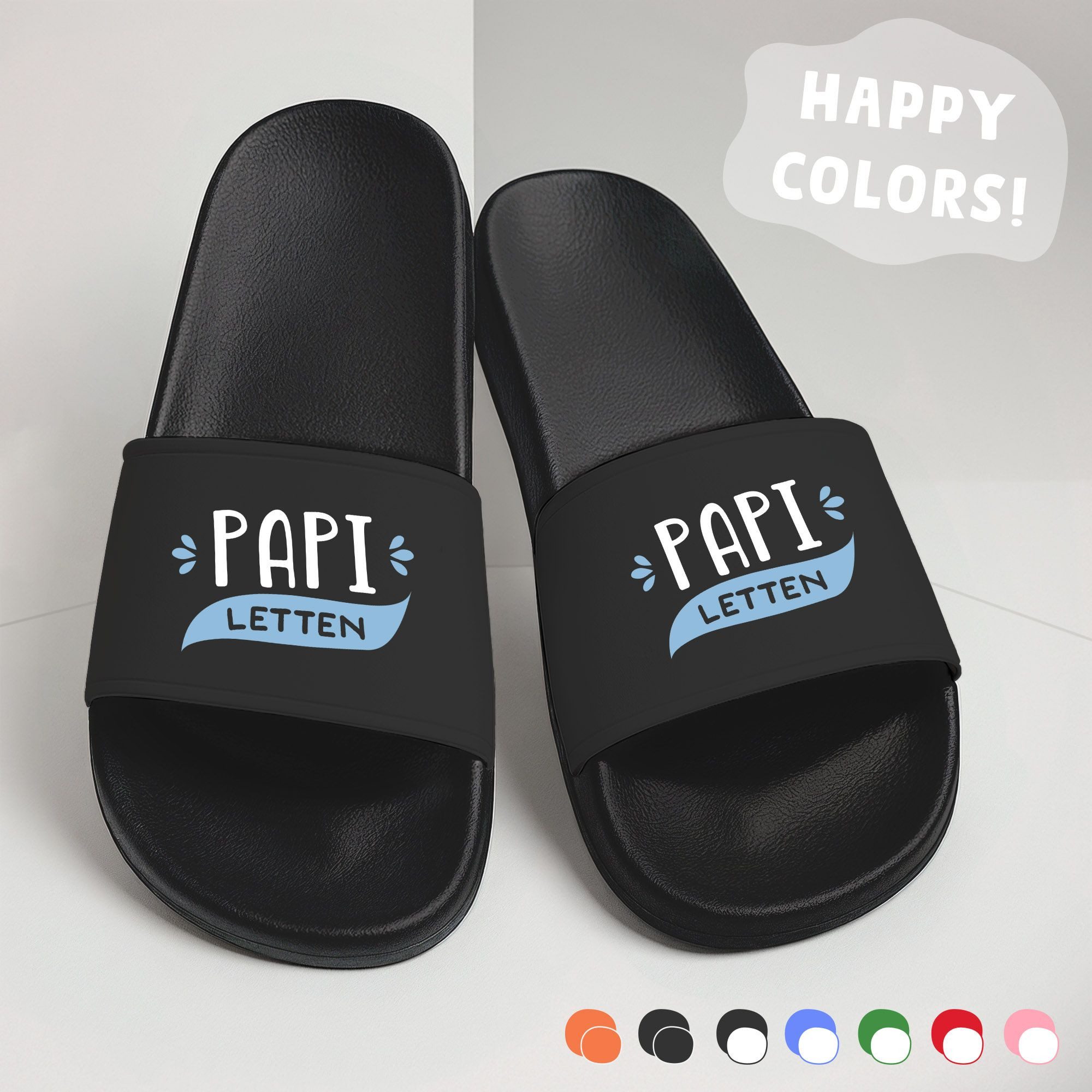 MoonWorks Badeschlappen Herren Papi Opi Letten Geschenk Vatertag Geburtstag günstig online kaufen