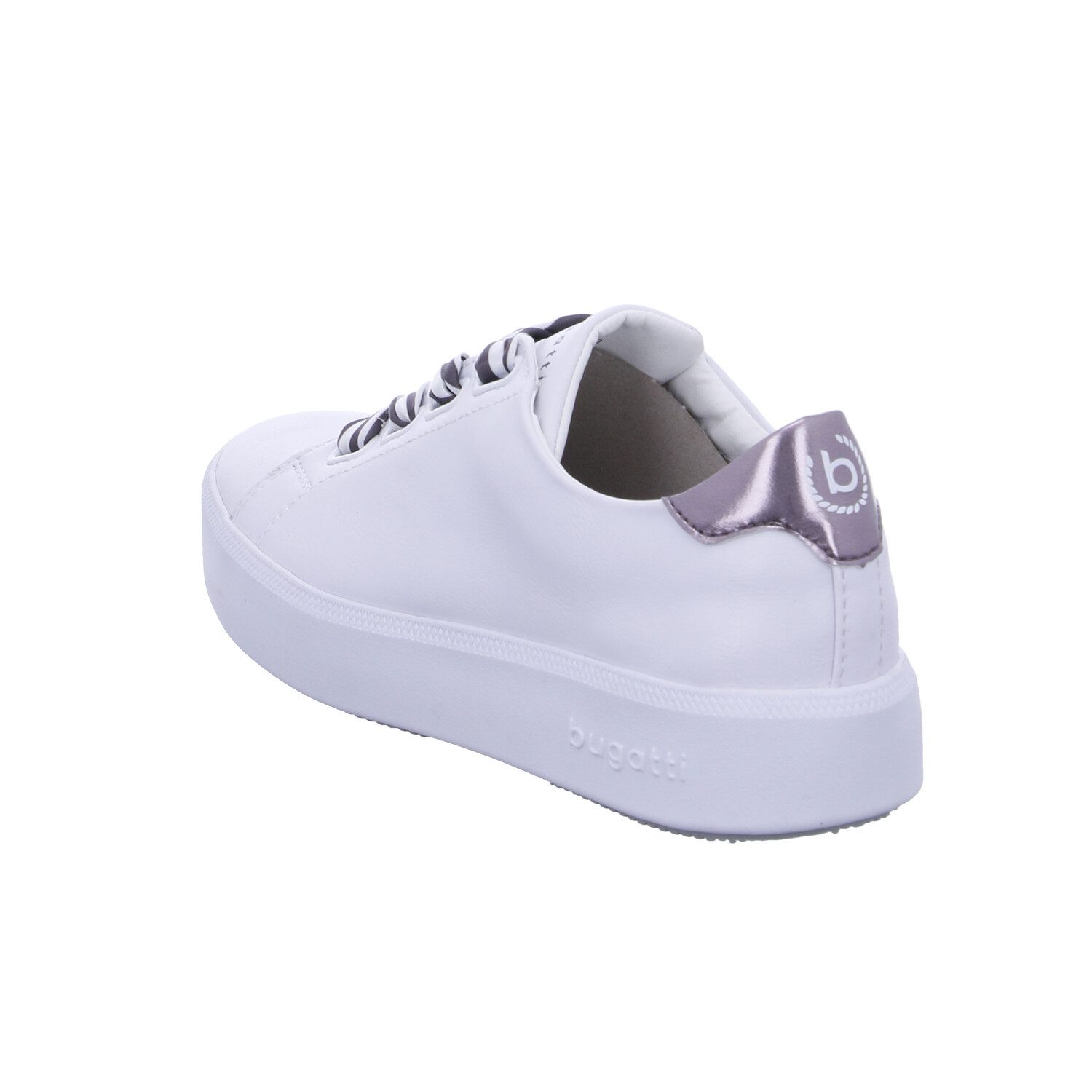 bugatti WHITE/GOLD Schnürschuh