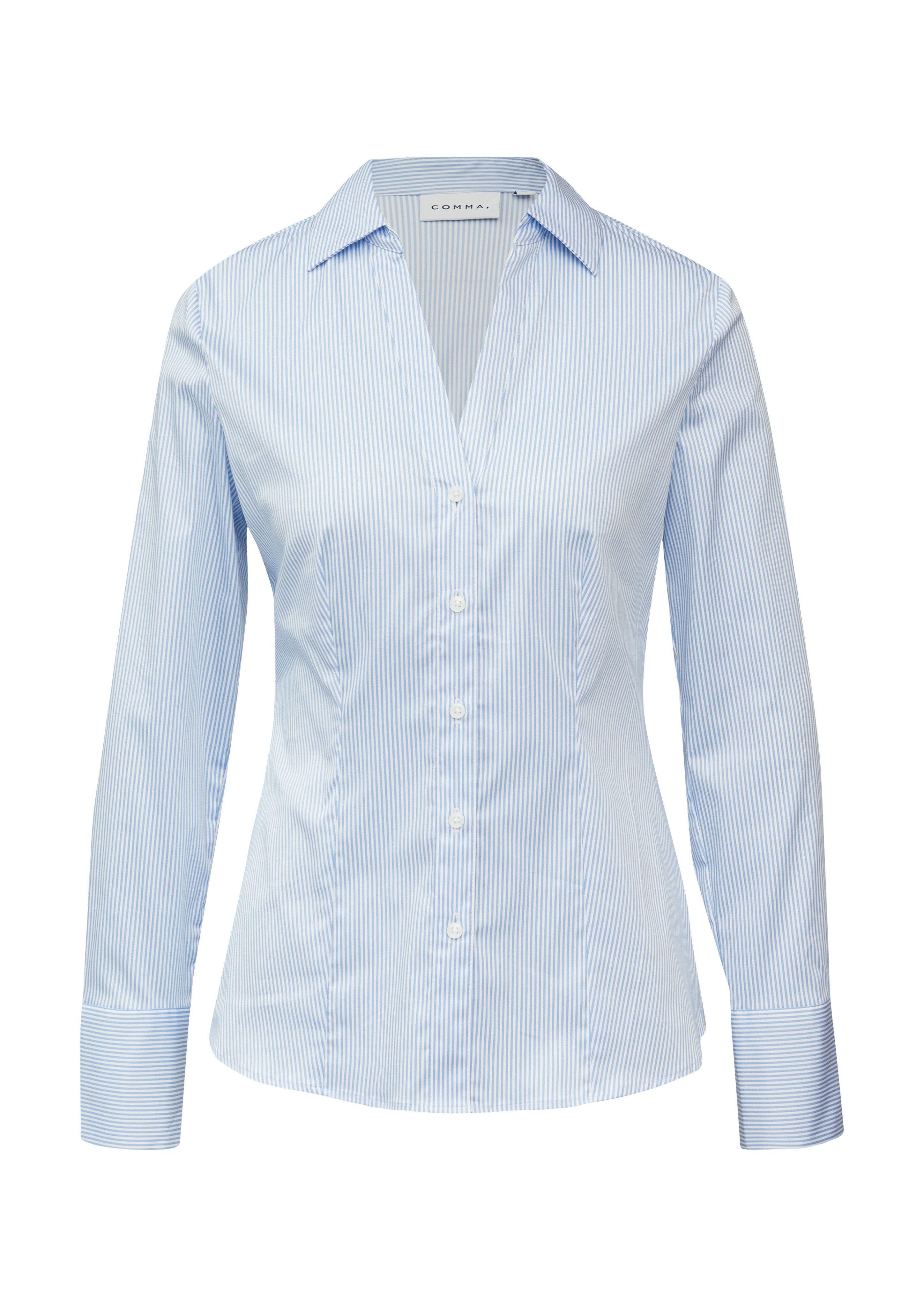 comma Hemdbluse im Streifen-Design
