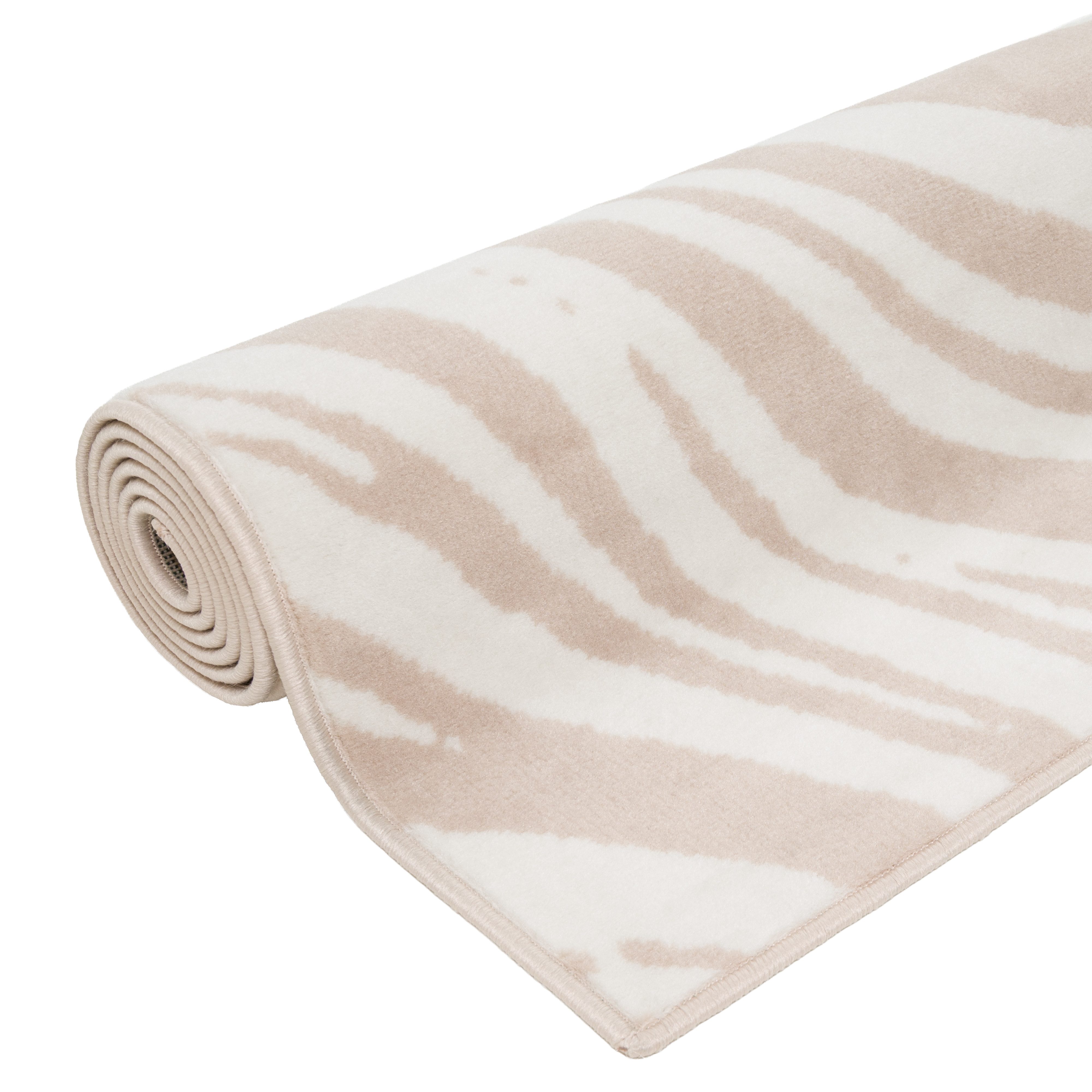 OTTO home Teppich Liaa in Wellen Design, softer Kurzflor, rechteckig, Höhe: 7 mm, 3D-Optik, Scandi-Look, Wohnzimmer, Esszimmer, Schlafzimmer