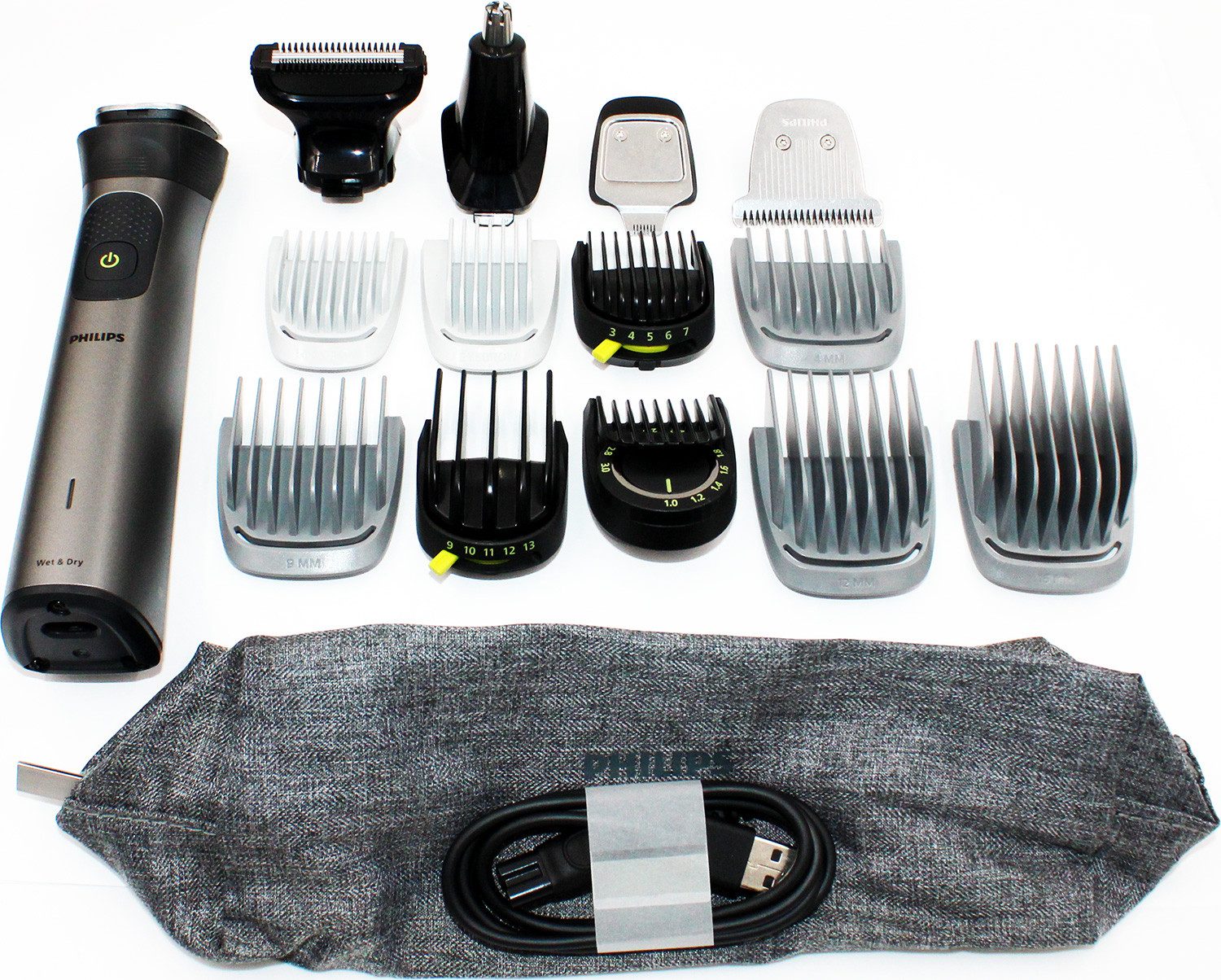 Philips Körper- und Bikinitrimmer Philips MG7940/15 Series 7000 All-in-One Trimmer mit 15 Aufsätzen – Bild 4 von 4