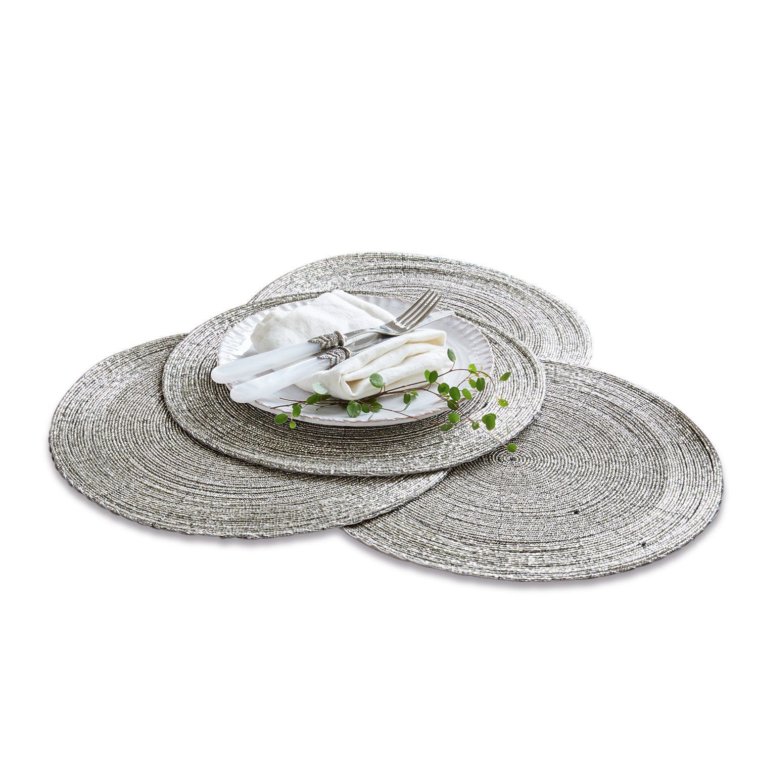 Mirabeau Platzset Platzset 4er Set Barningham silber