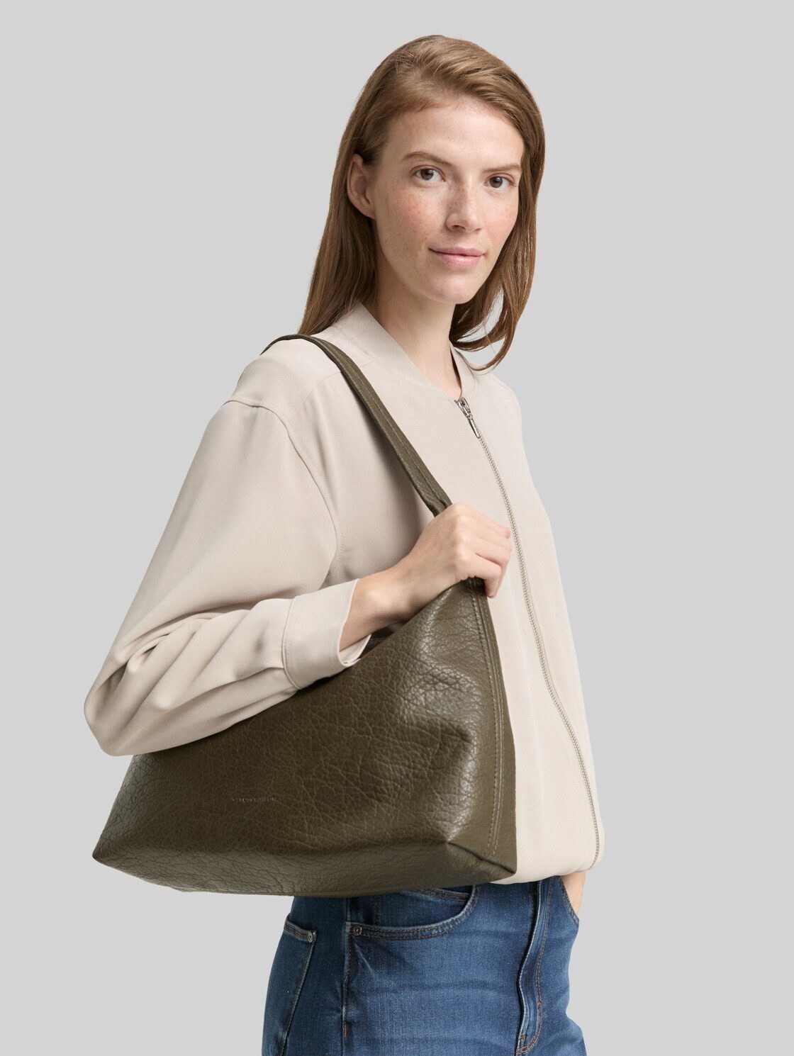 TOM TAILOR Beuteltasche Bags, TTEVELINA M Beuteltasche aus Lederimitat
