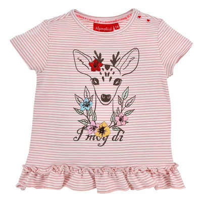 BONDI T-Shirt Baby Mädchen T-Shirt 'Rehkitz' 86752, Rosa Gering