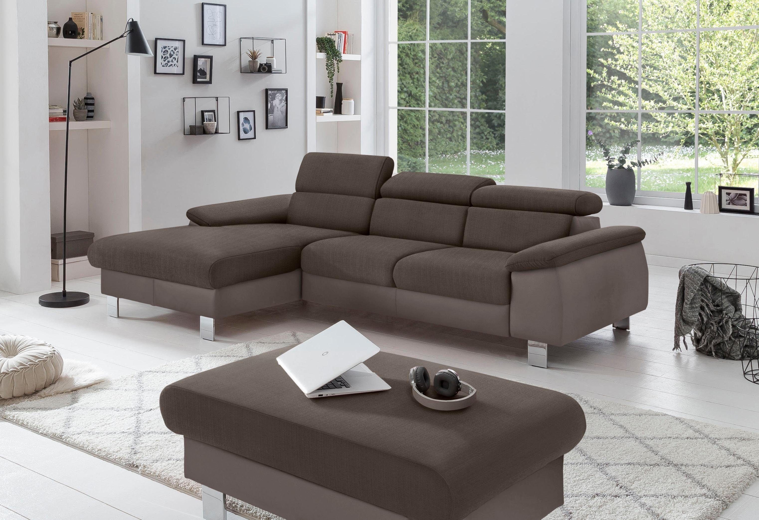 COTTA Polstergarnitur Komaris L-Form, (Set), Set bestehend aus: Ecksofa mit günstig online kaufen