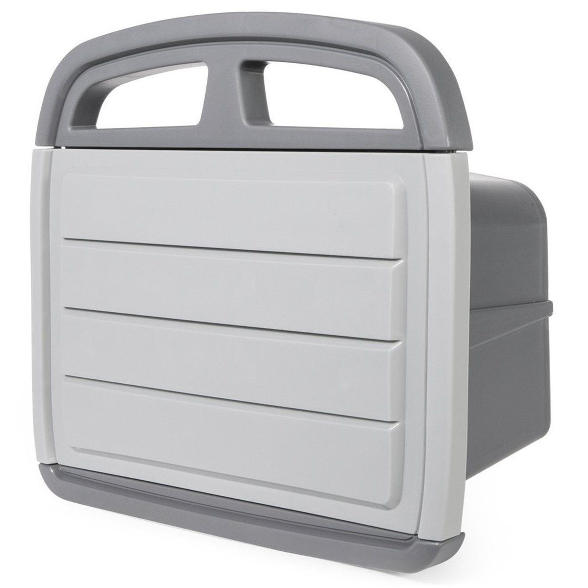 colourliving Тримач шлангаung Wandschlauchhalter Kunststoff mit Staufach Gartenschlauch Halterung, (1-tlg., Stauraum mit 2 Fächern (verschließbar)