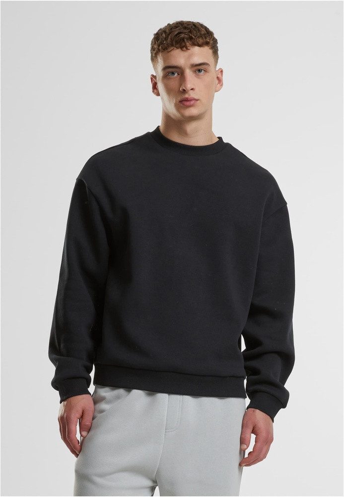 Urban Classics Dames Sweatshirt Dames Oversized Organic Crewneck Black L, zwart, L